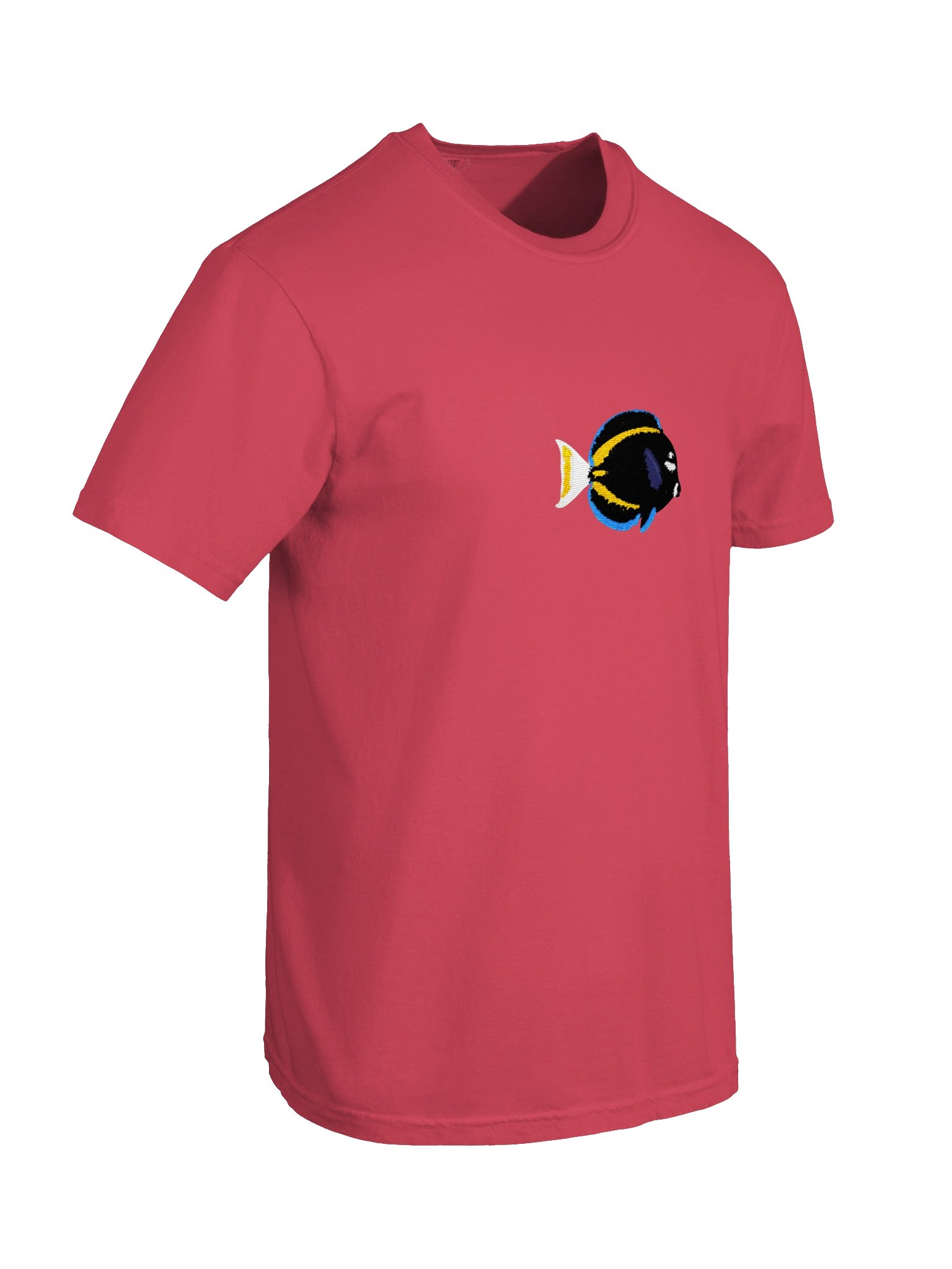Whitecheek Surgeonfish Embroidered Shirt | Reef Aquarium Fish Embroidery Tee | Saltwater Marine Fish Apparel product image (10)