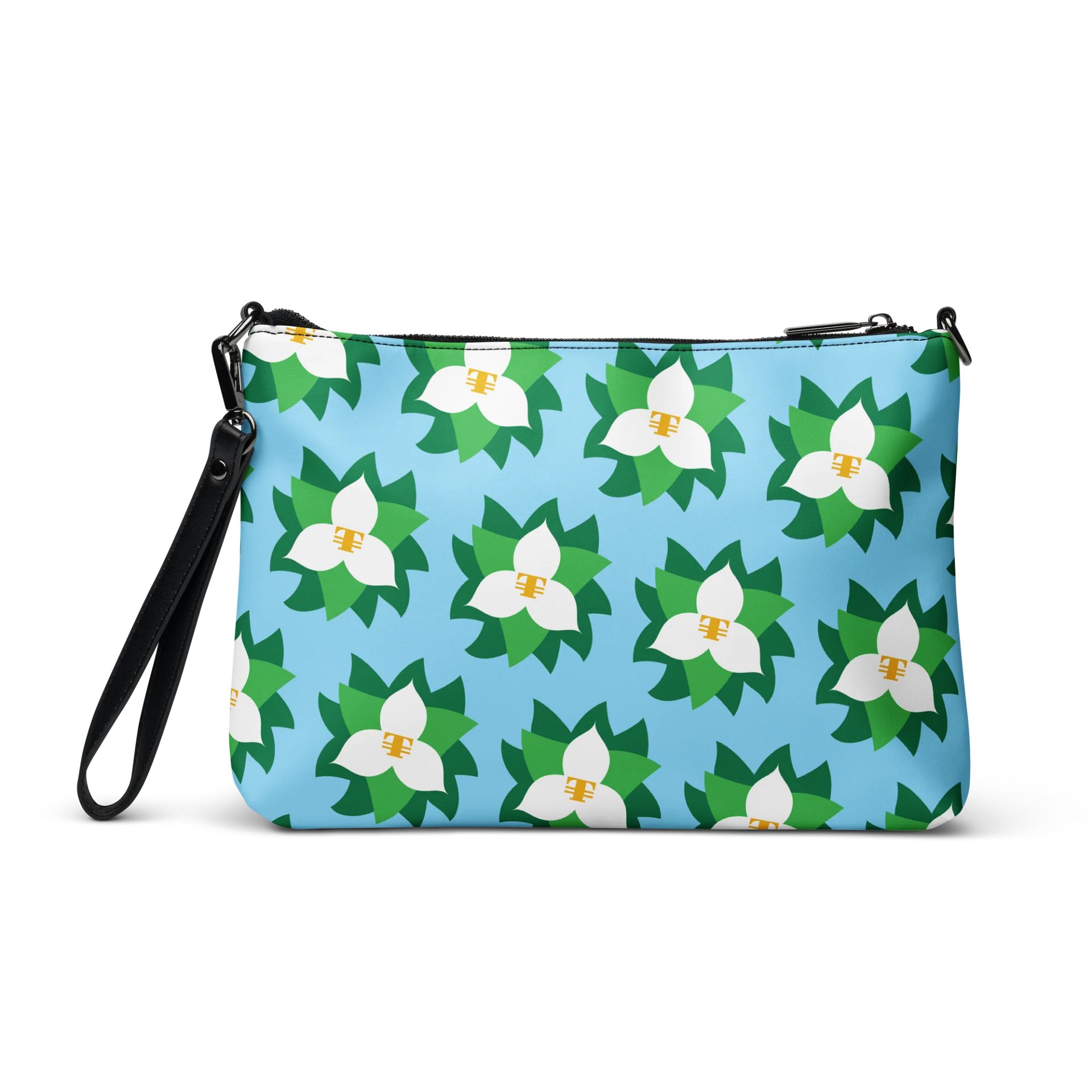 Trilliumnaire™ Full-Flower Faux Leather Crossbody Bag product image (5)