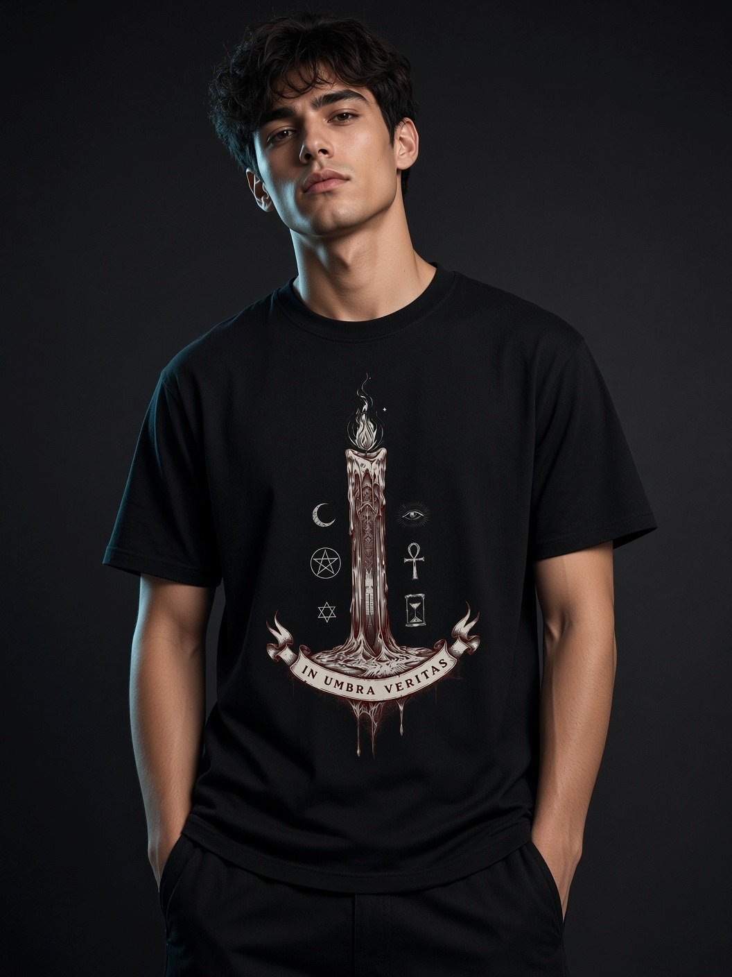 In Umbra Veritas // The Ritual Candle Heavyweight Tee product image (2)