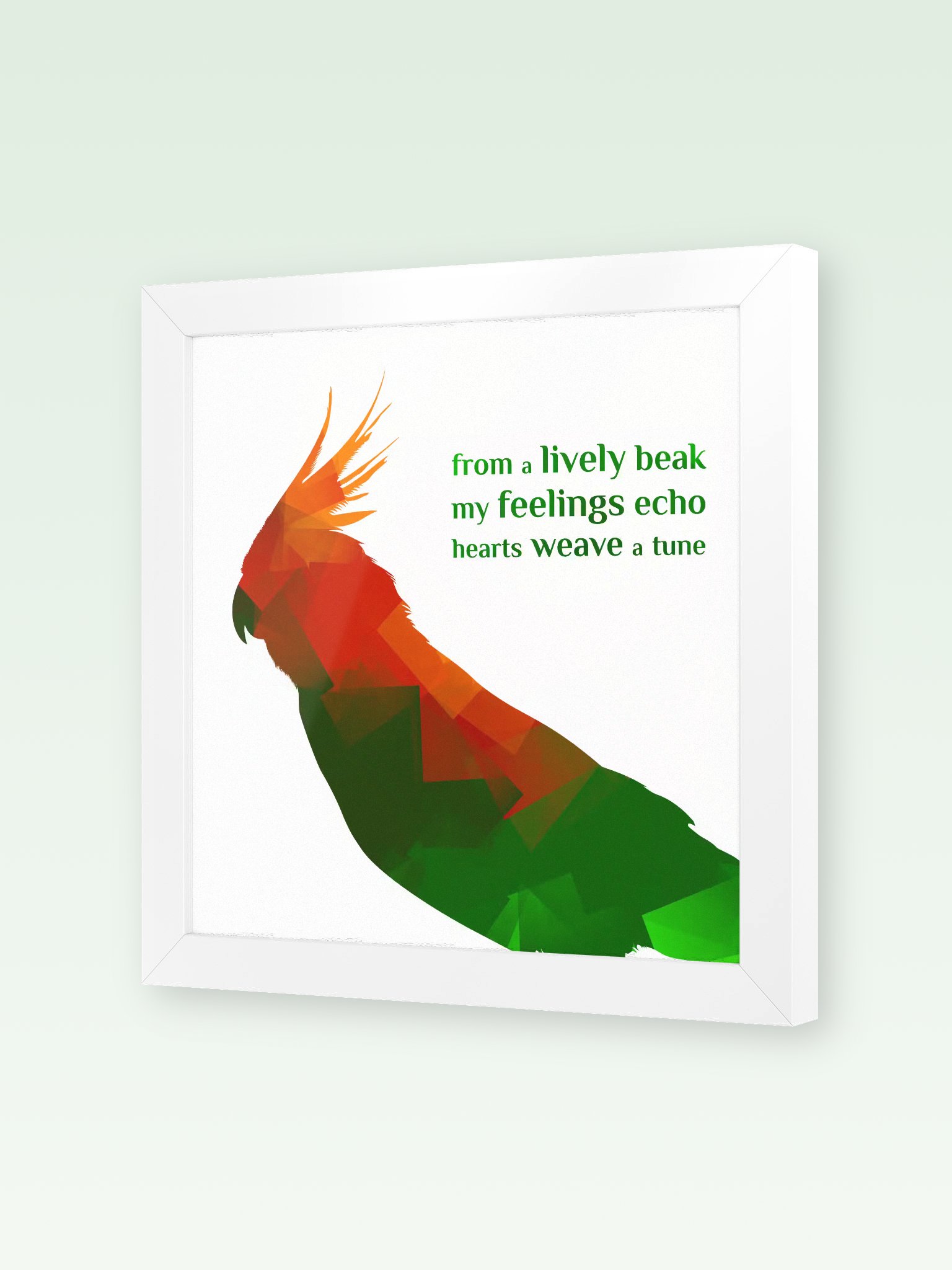 Framed Museum-Quality Poster - Parrot product image (2)