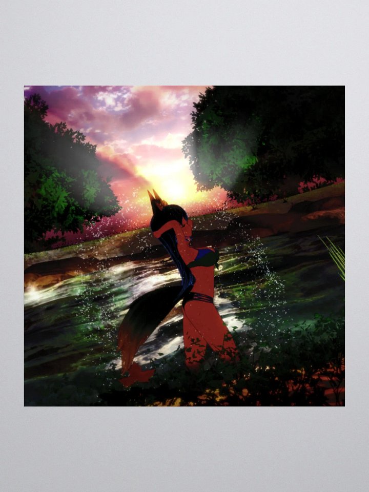 Sunset bath with Alm stickers product image (2)