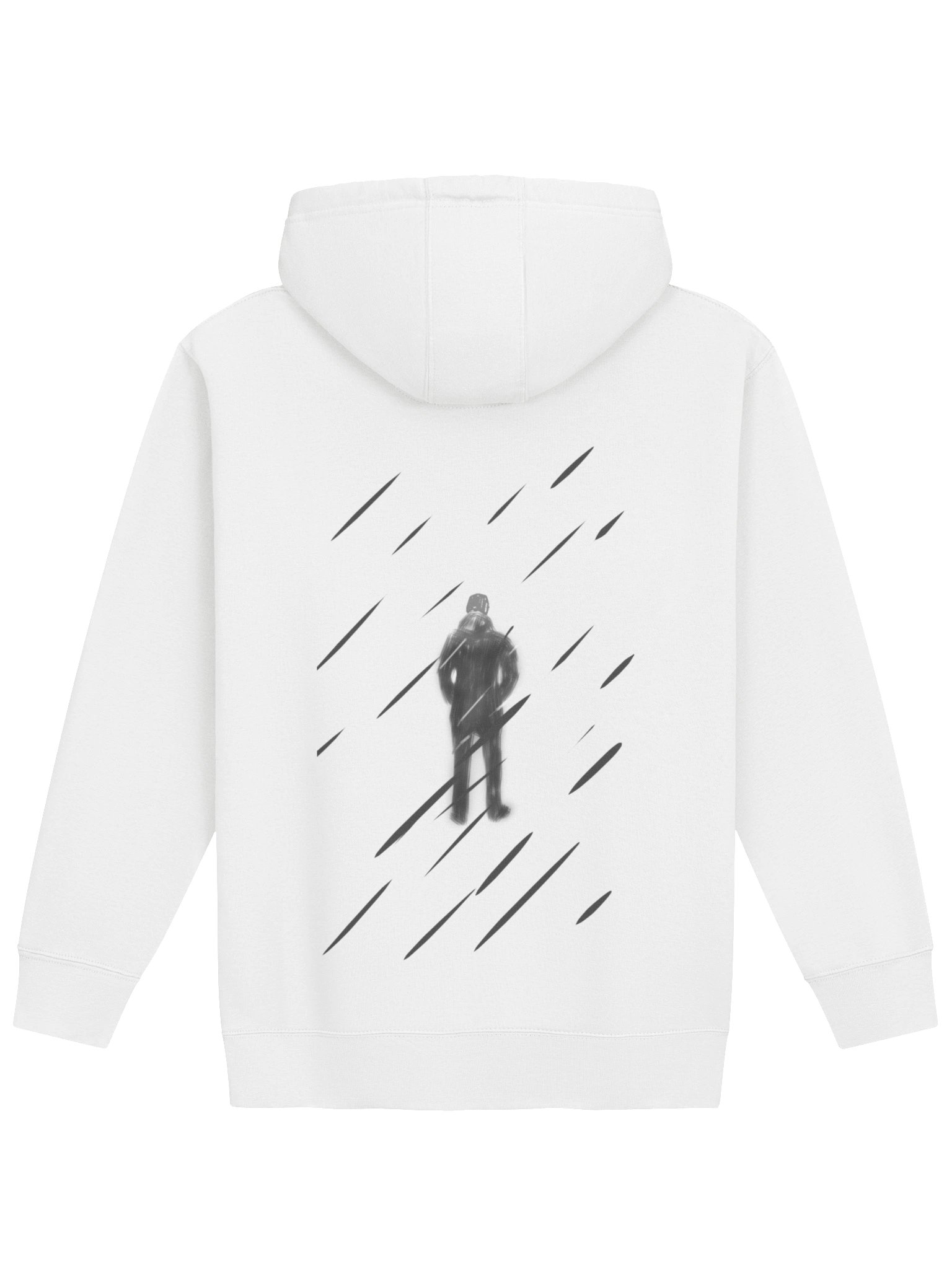 Dark Hail Storm Minimalist Graphic Hoodie product image (2)
