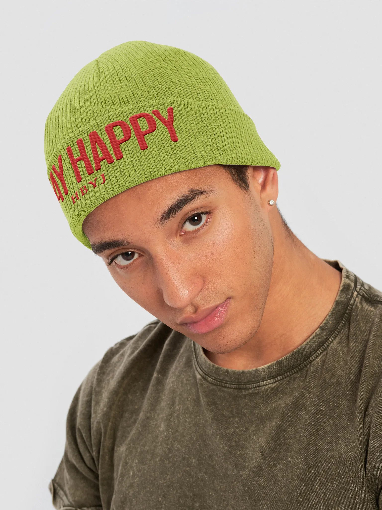 Stay Happy Beanie product image (5)