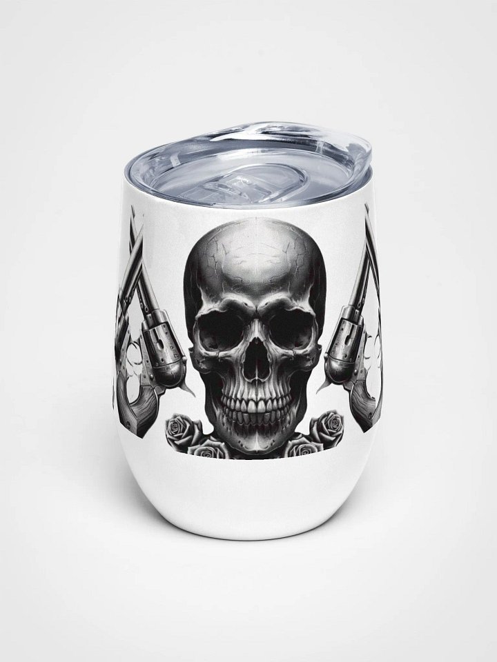 Biomechanical Skull Wine Tumbler product image (1)
