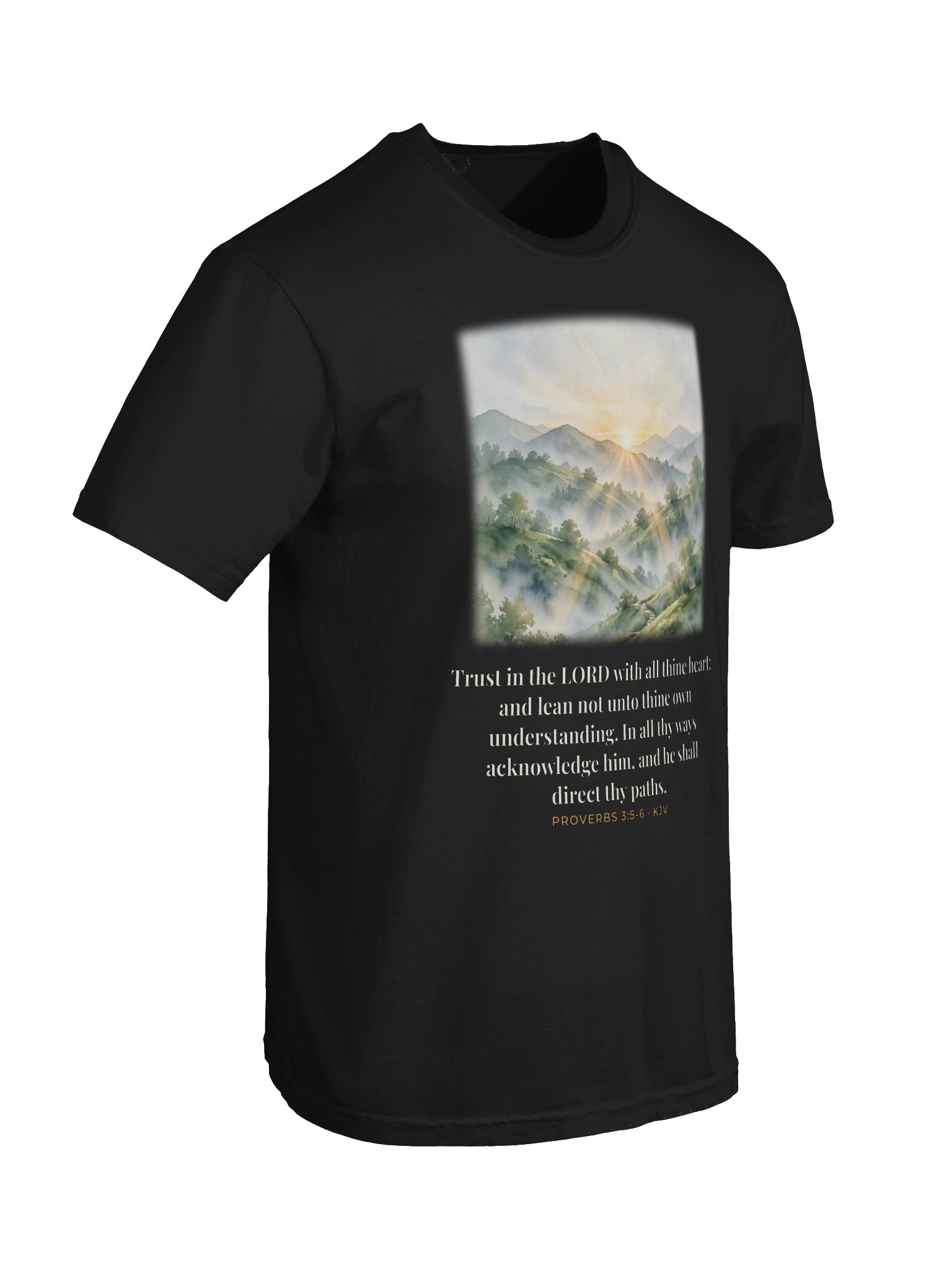 Proverbs 3:5-6 Tee product image (10)