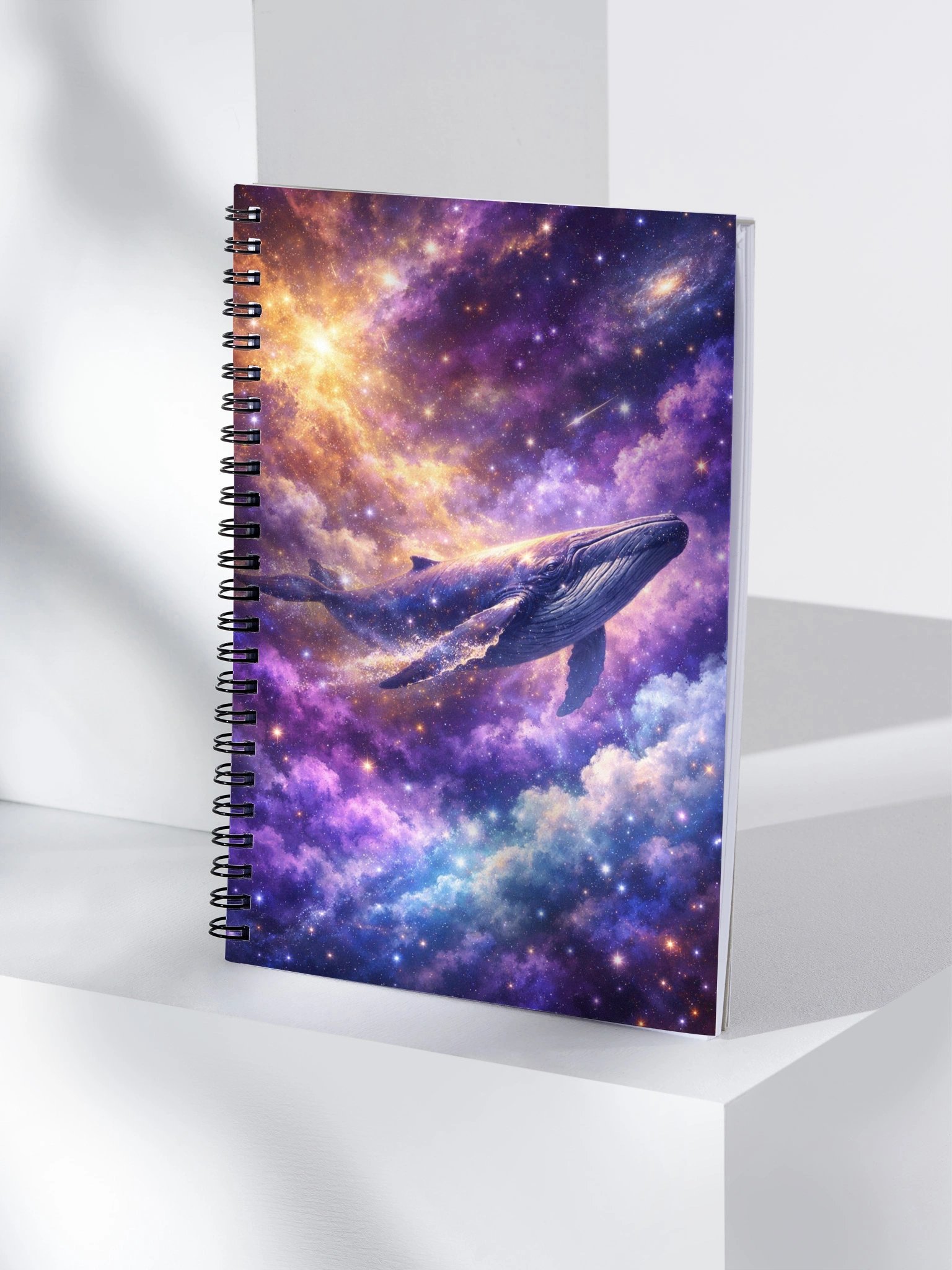 Celestial Whale Dreams Spiral Notebook product image (4)