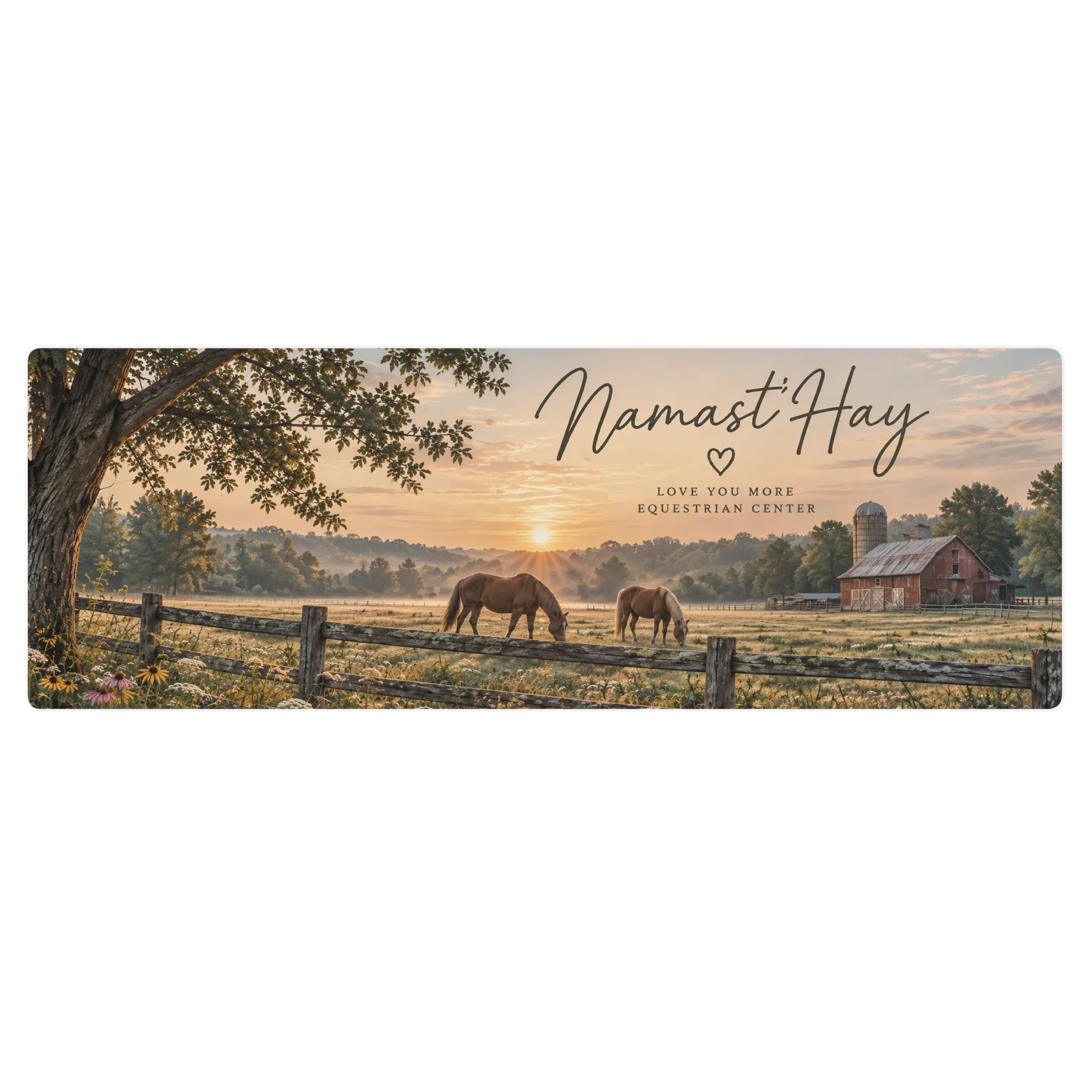 Namast'Hay Farm Yoga Mat product image (1)