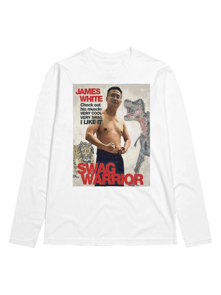Next Level Premium Fitted Long Sleeve Crew： swag warrior product image (3)