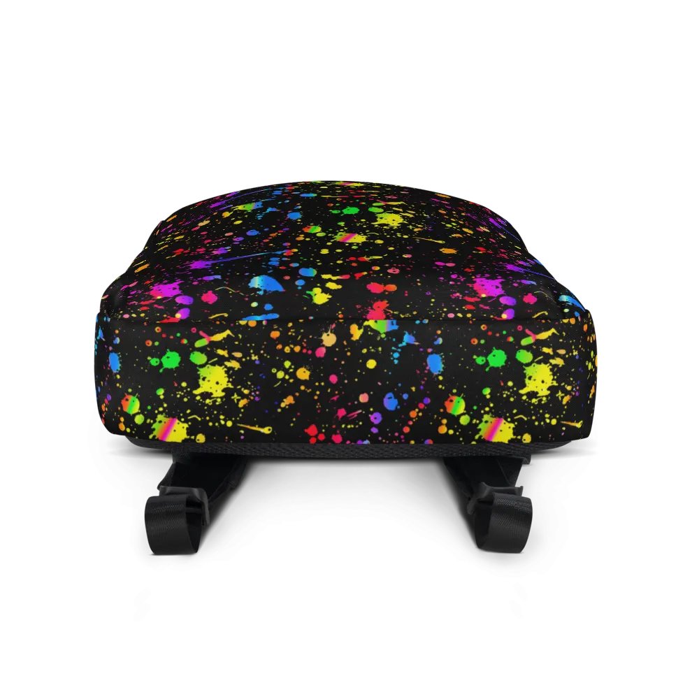 Neon Splatter Burst Backpack product image (3)