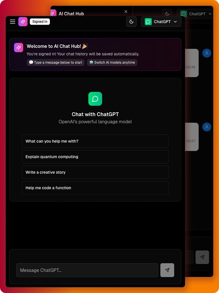 Multi-AI Chat Platform - ChatGPT, Grok, Claude, Gemini in One App product image (1)