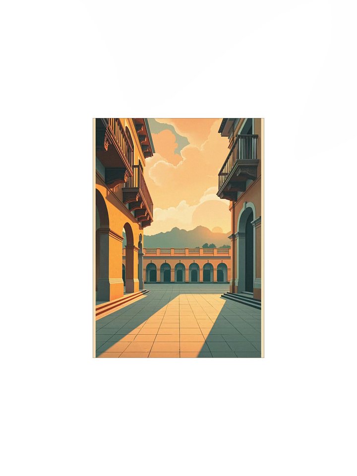 Lima, Peru: Art Deco Travel Poster (The City of Kings) product image (6)