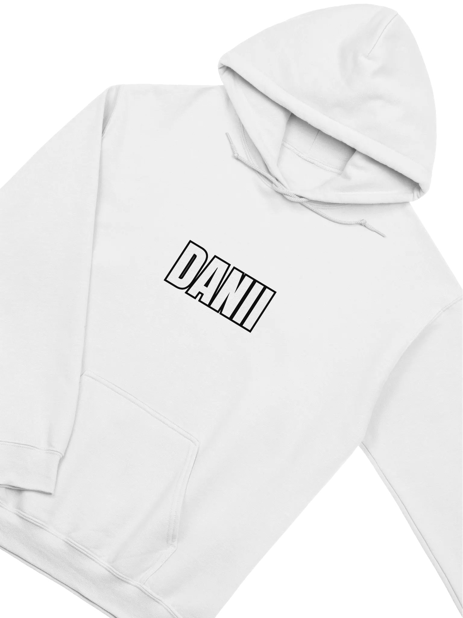 DANII XOXO WHITE HOODIE product image (3)