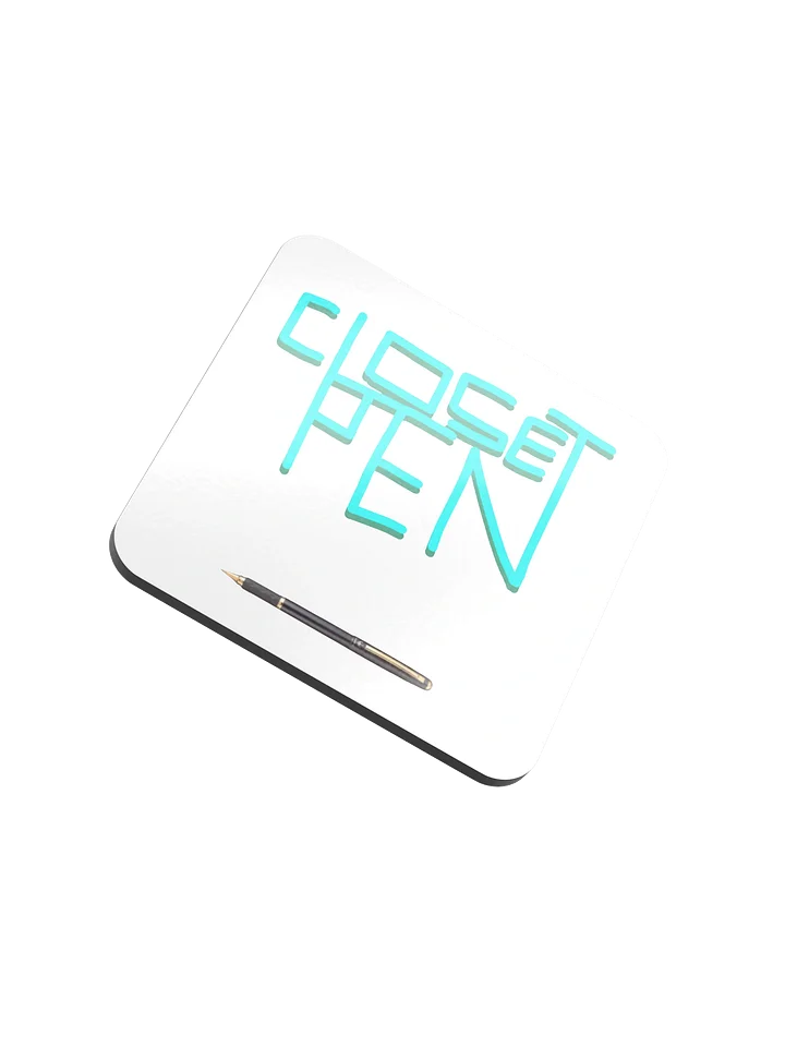 Closet Pen Logo Coaster product image (2)