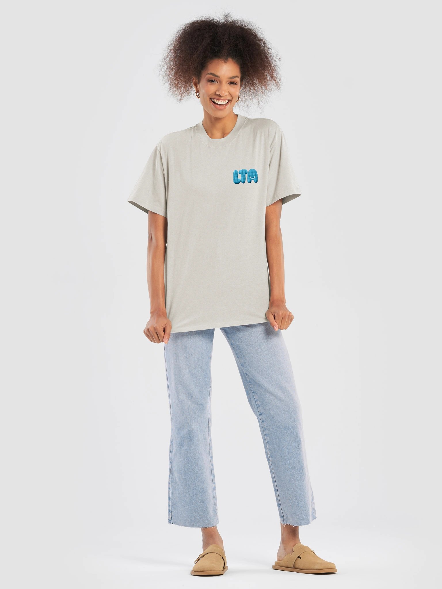 LTA Oversized Tee - Cream product image (7)
