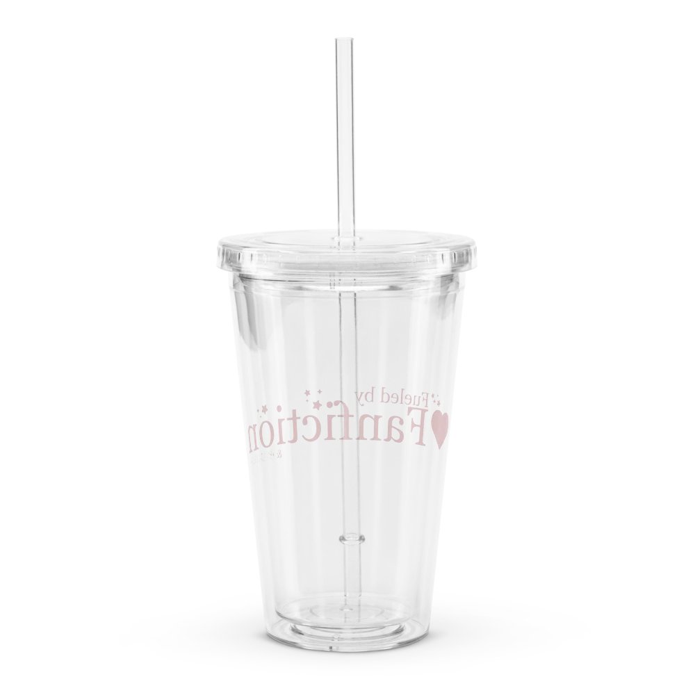 Fueled by Fanfiction Clear Cup with Straw product image (2)
