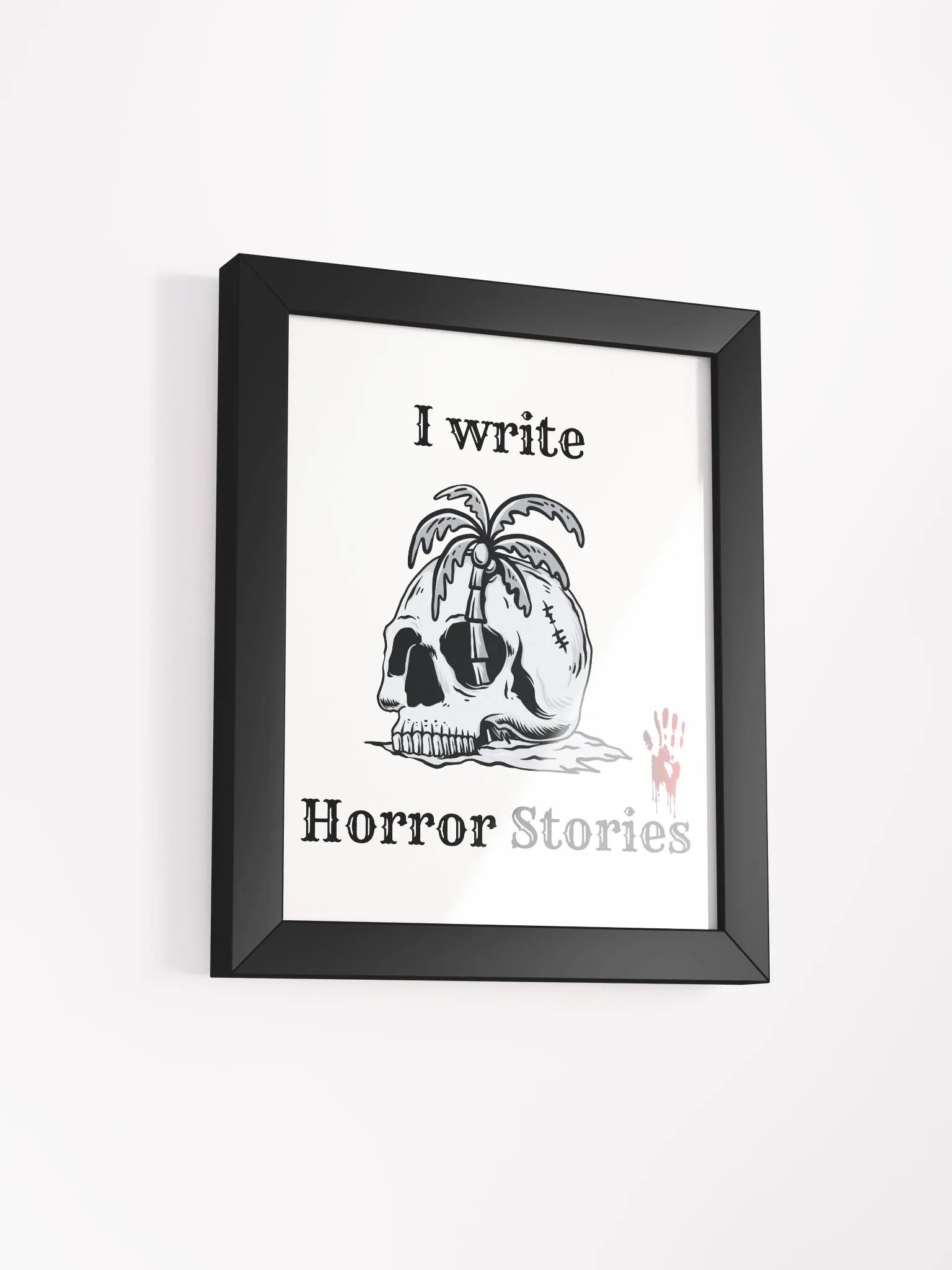 I write Horror Stories Framed Poster product image (18)