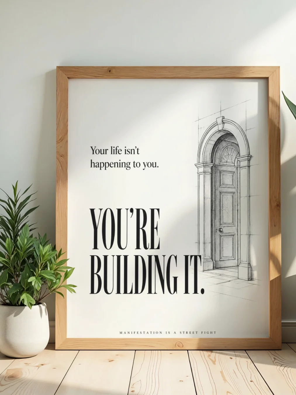 Manifestation Is a Street Fight – Minimalist Printable Wall Art Bundle product image (12)