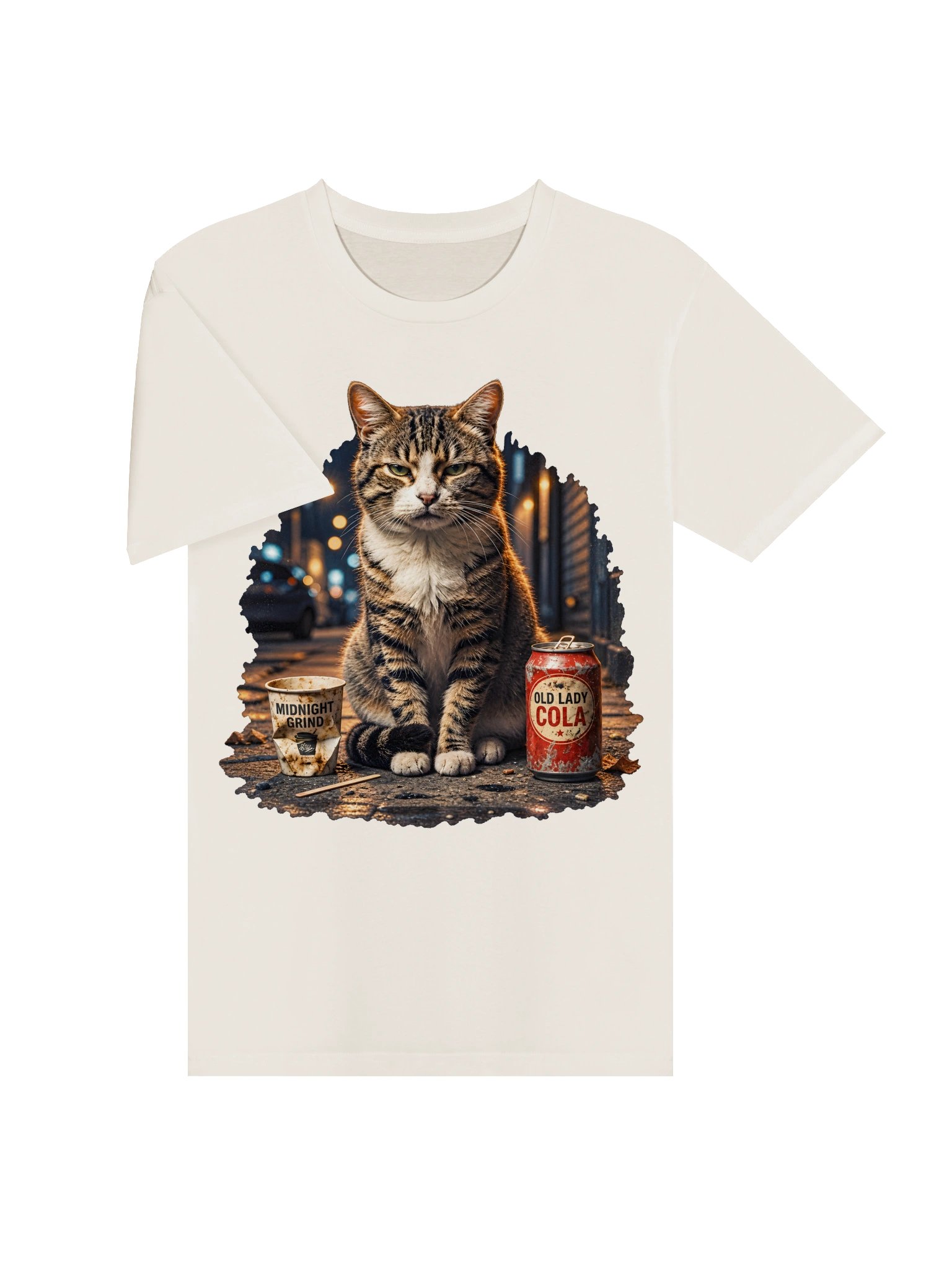 Tired Cat Vintage T-Shirt product image (4)