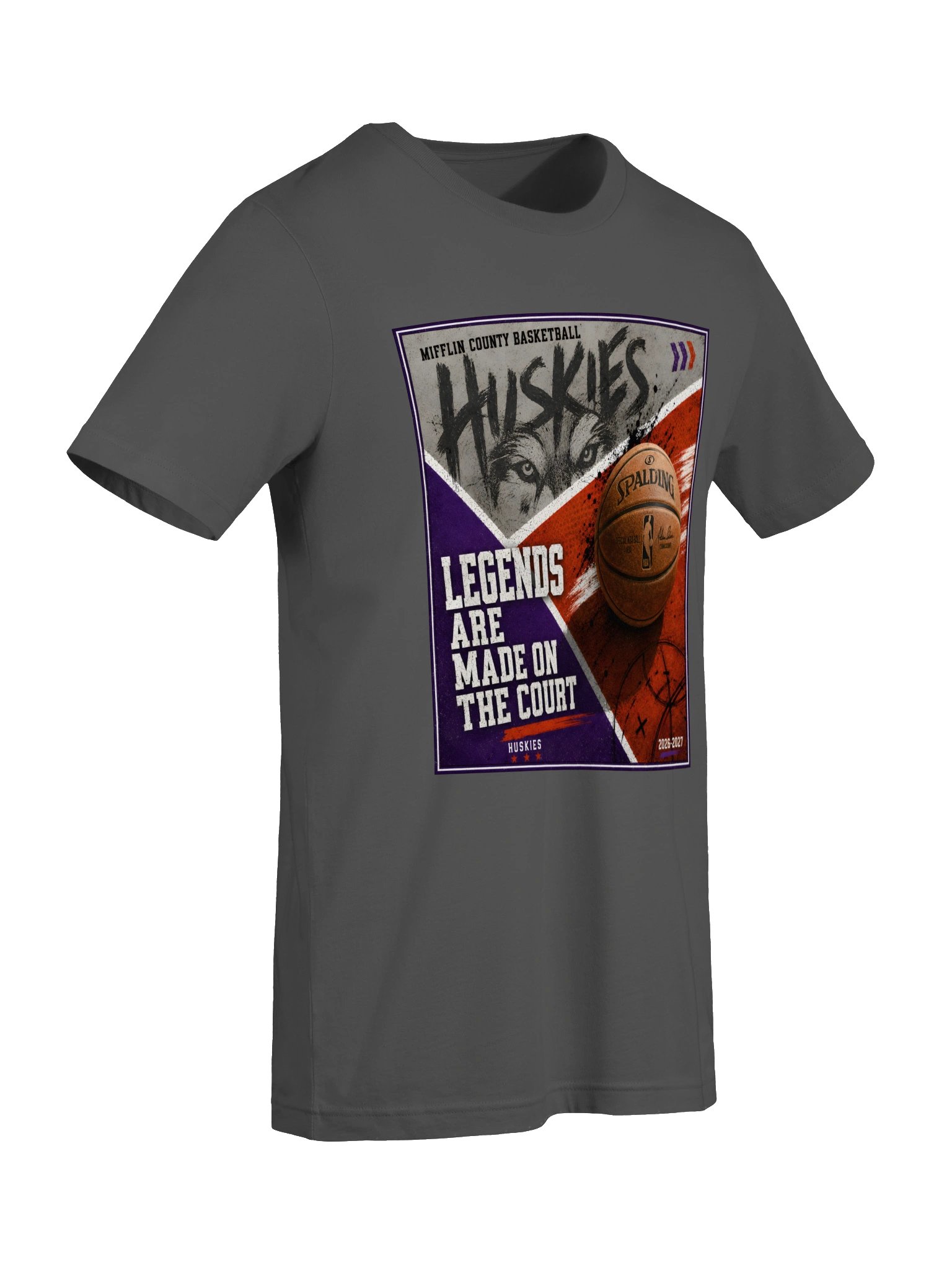 Mifflin County Huskies Basketball Legends Tee product image (27)
