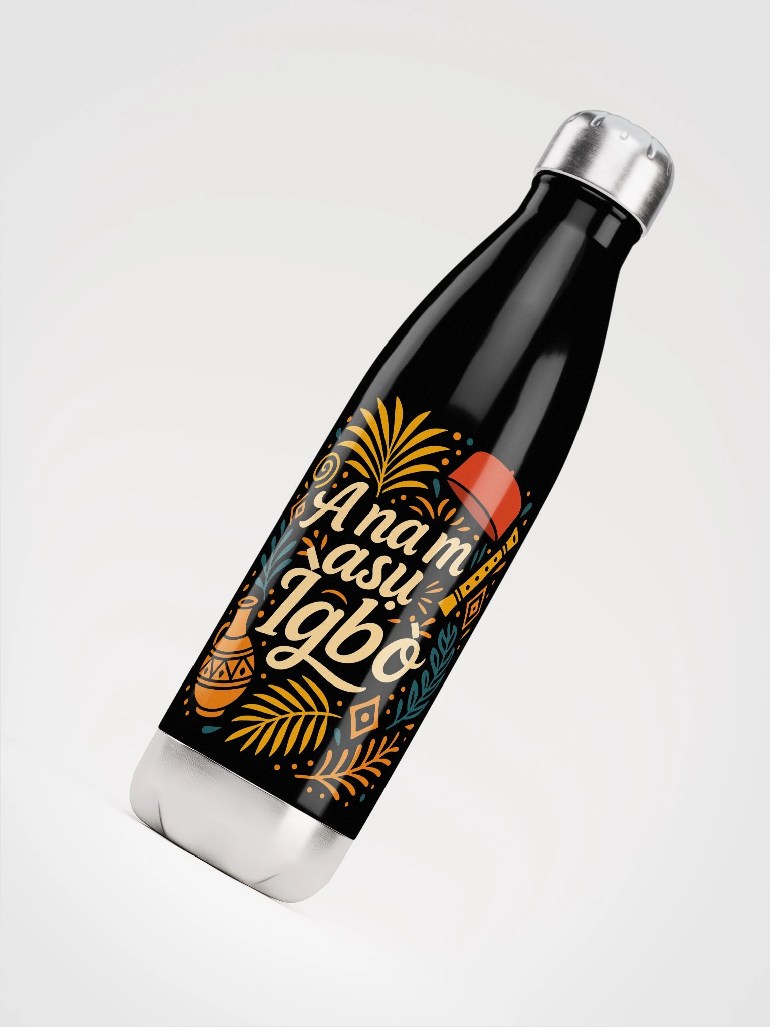 A NA M ASỤ IGBO Stainless Steel Water Bottle product image (4)