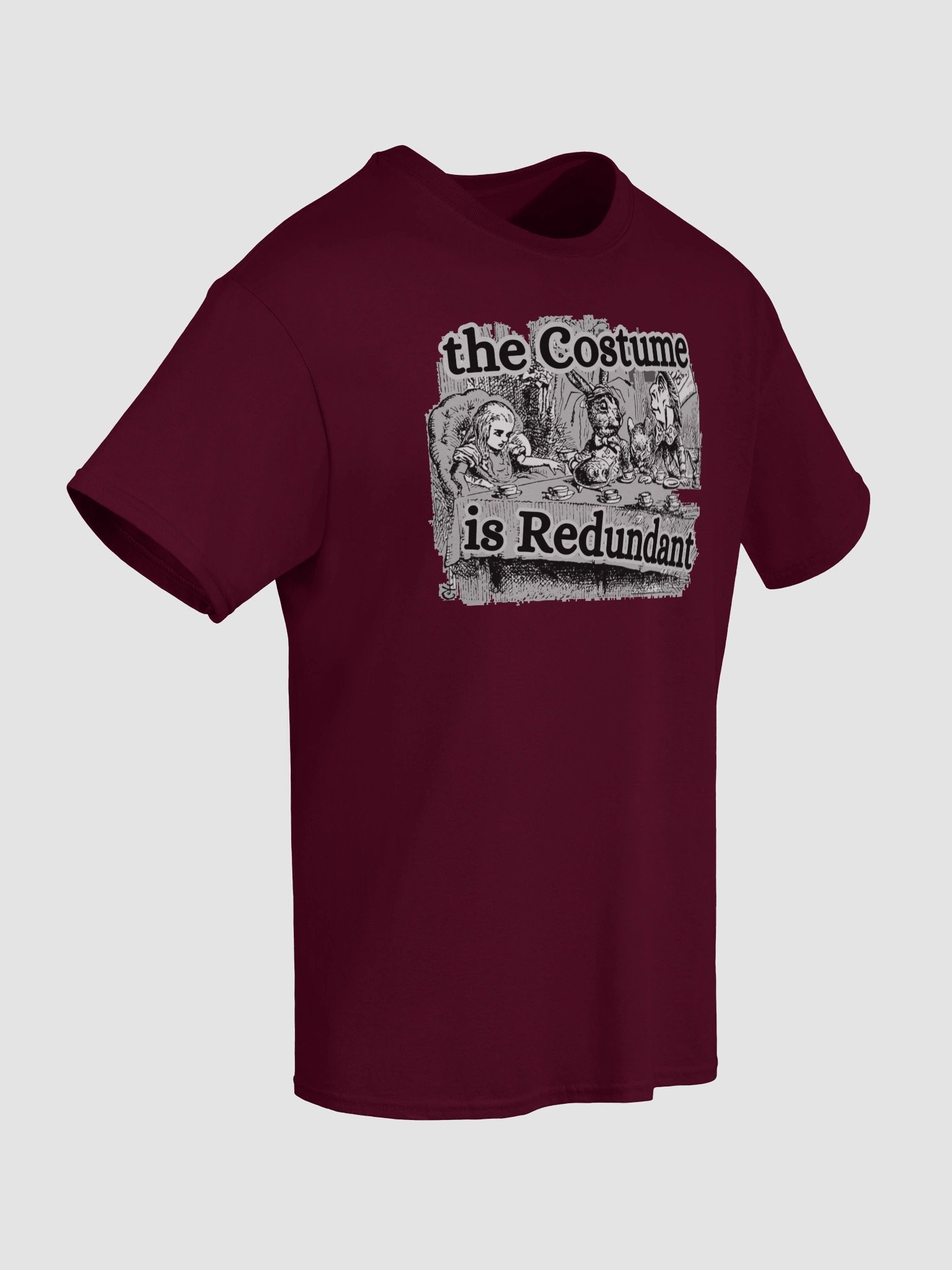 the Costume is Redundant, Alice Tea Party, Halloween Unisex Heavyweight T-Shirt product image (26)