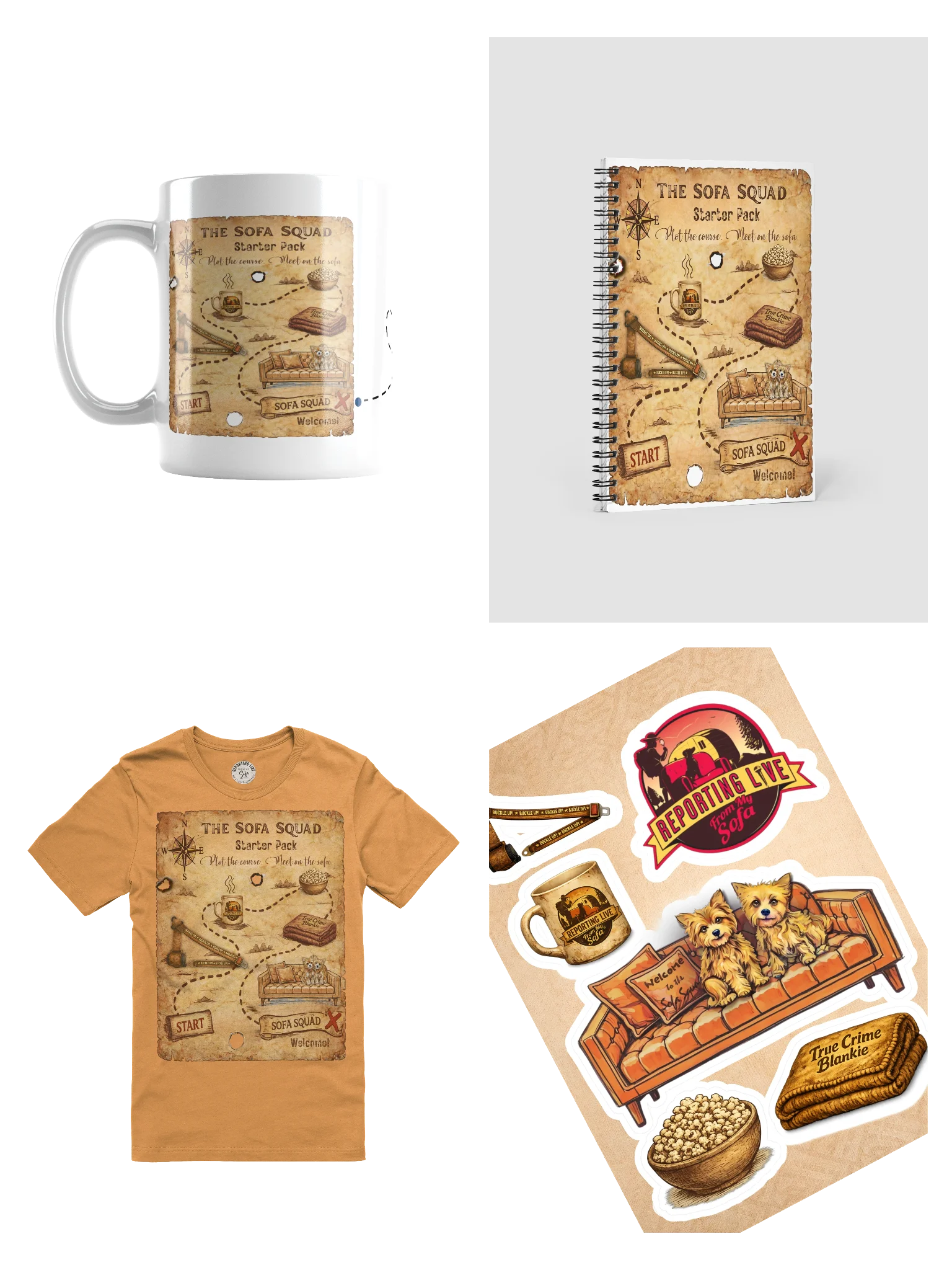 Sofa Squad Treasure Map Starter Kit Bundle product image (2)