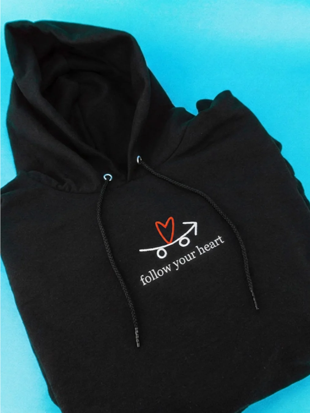 Follow Your Heart Embroidered Hoodie product image (1)