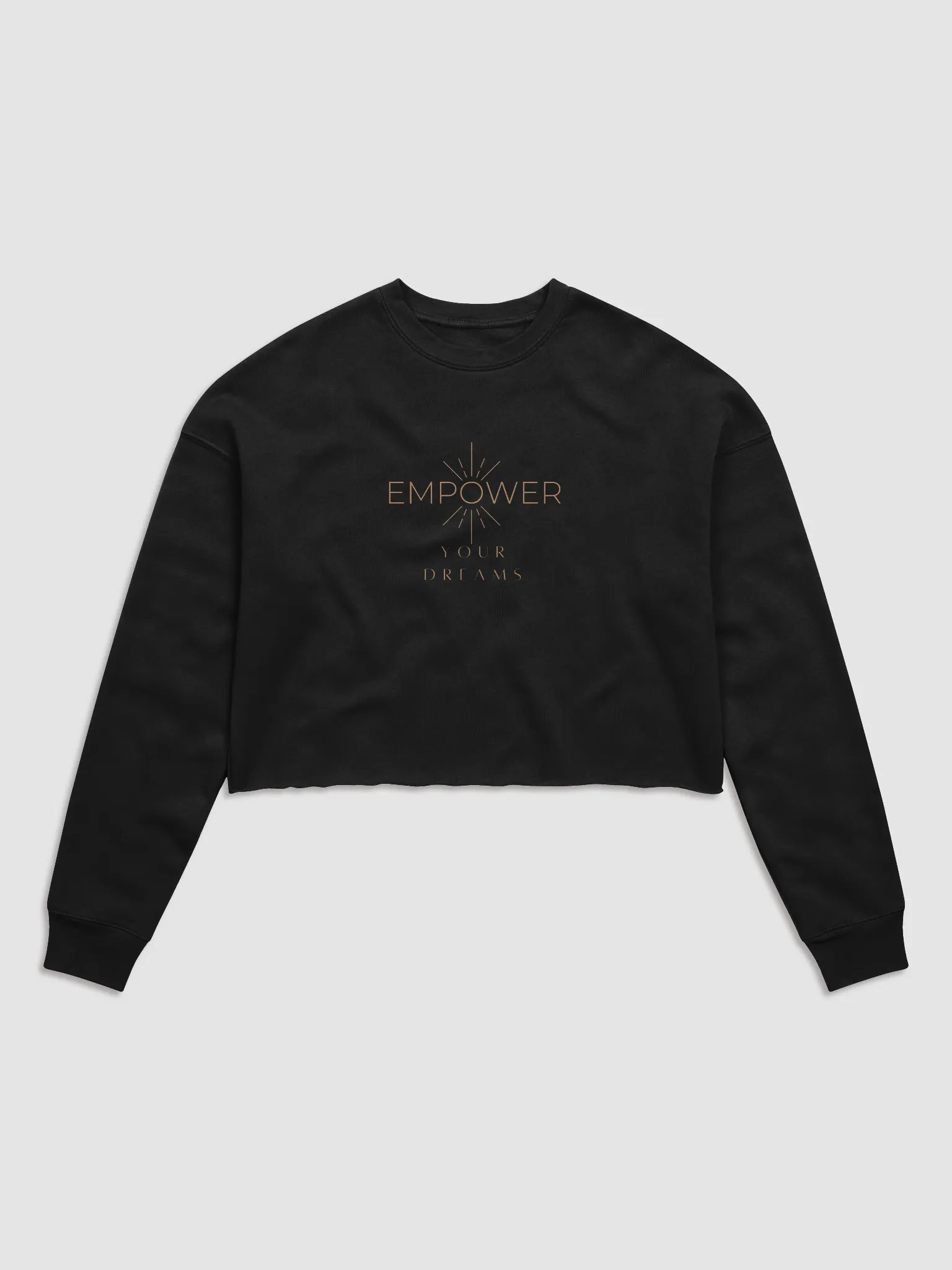 Women's Fleece Crop Sweatshirt BCFB0101 product image (5)