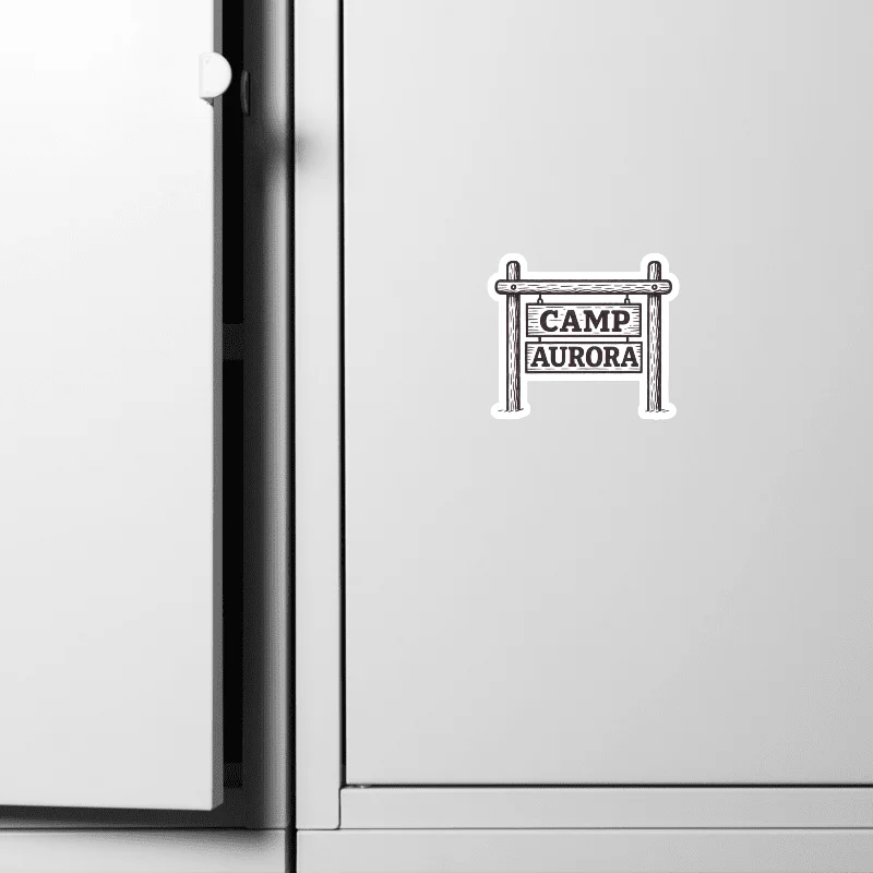 Camp Aurora Vinyl Window Decal product image (2)
