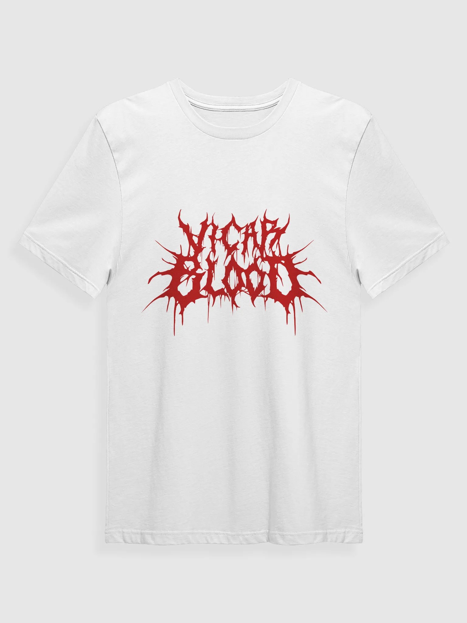 Vicar Blood White T product image (1)