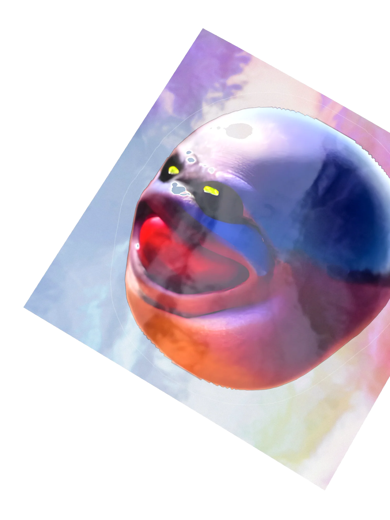 Fred Holographic Sticker product image (4)