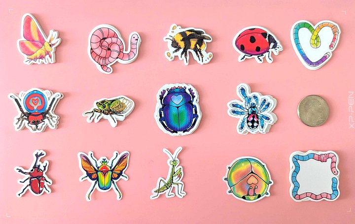 Bug Stickers! product image (1)