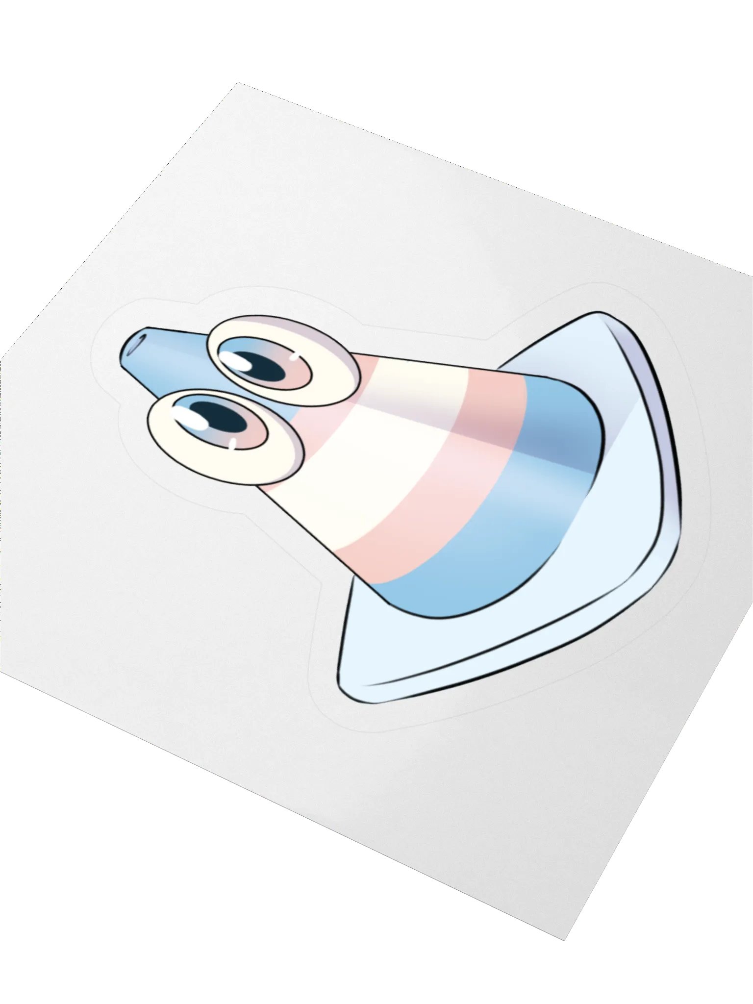 Pride Cone Sticker - Trans product image (7)