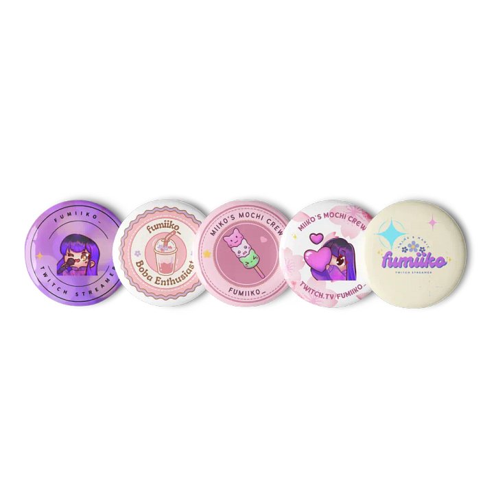 Miiko's Twitch Button Set product image (1)