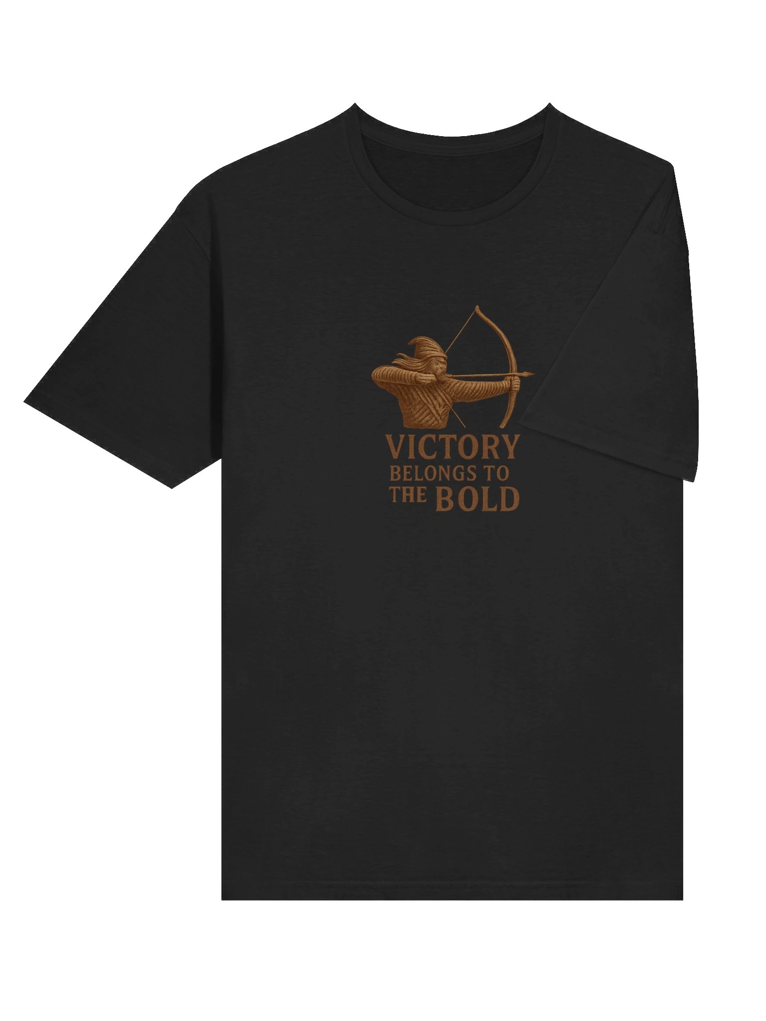 Archer Graphic T-Shirt – "Victory Belongs to the Bold" Vintage Warrior Design product image (12)