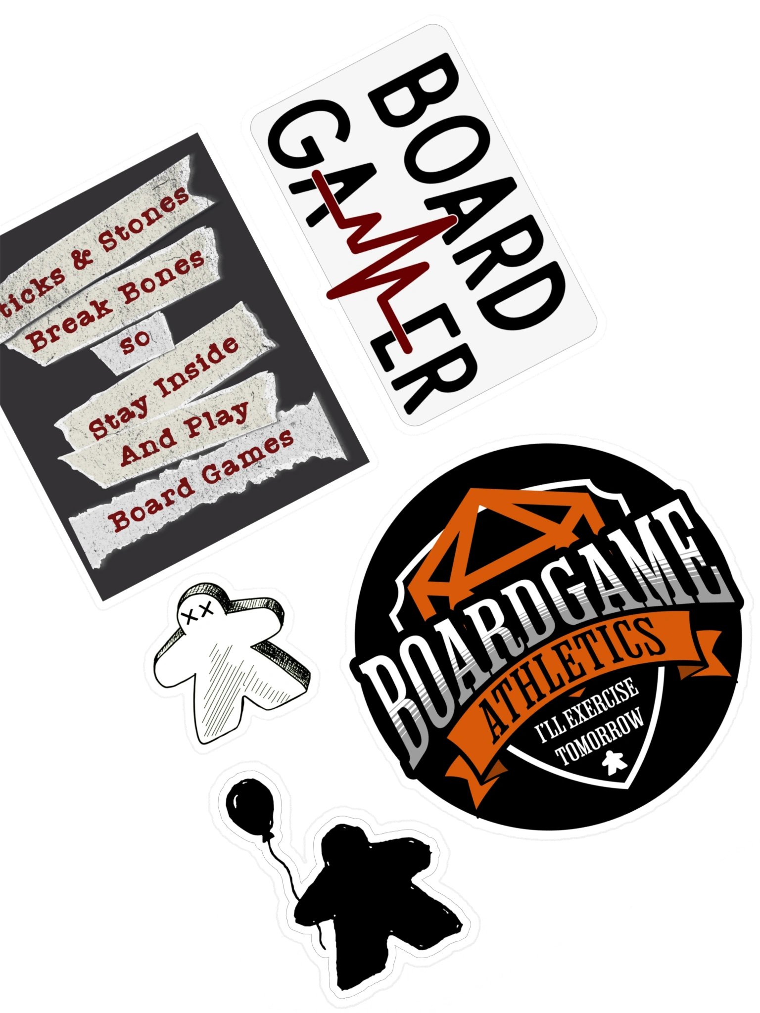 Board Game Obsessed Sticker Pack 7 product image (1)