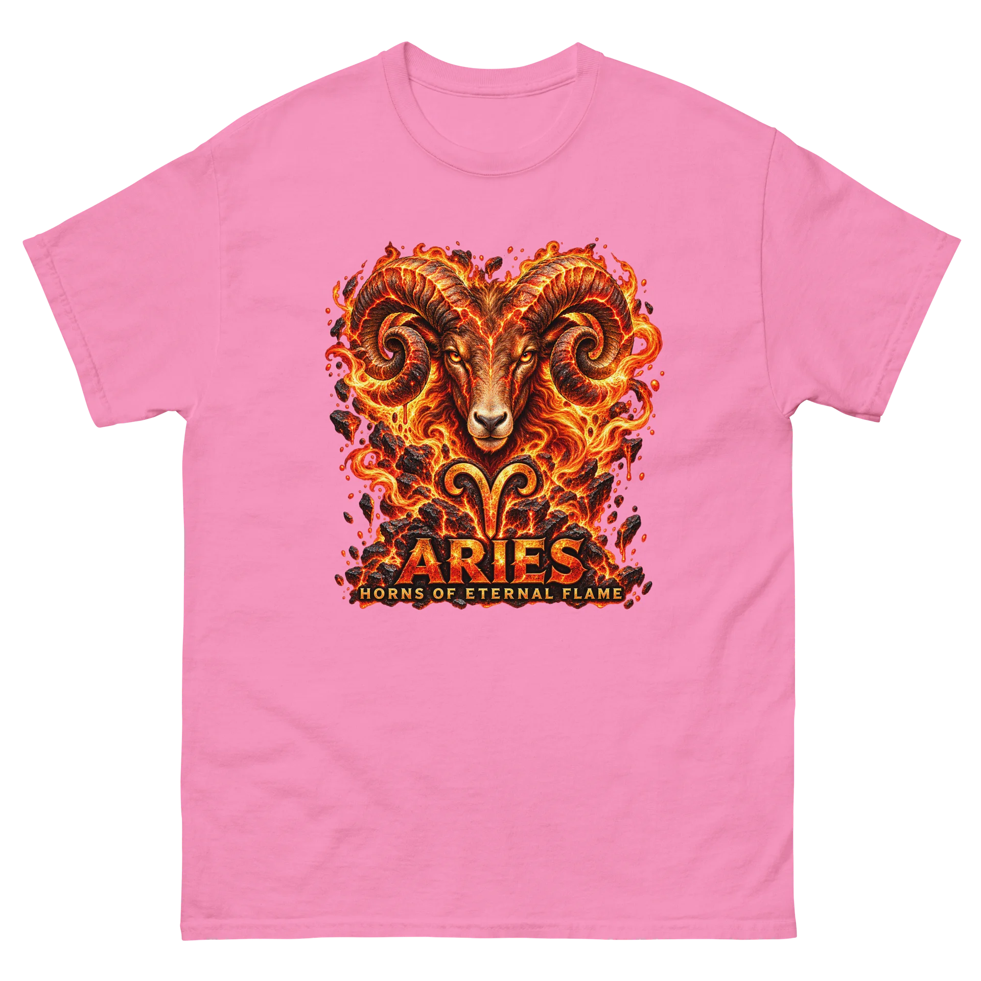 Horns of Eternal Flame — Aries Zodiac Tee product image (2)