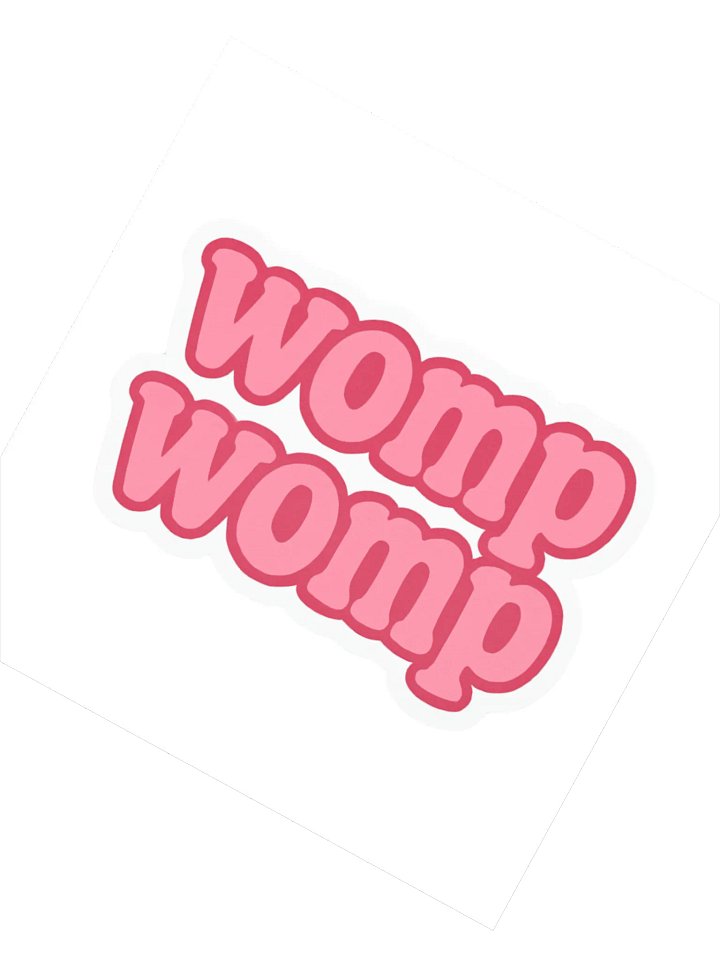 Womp Womp Kiss-Cut Stickers product image (2)