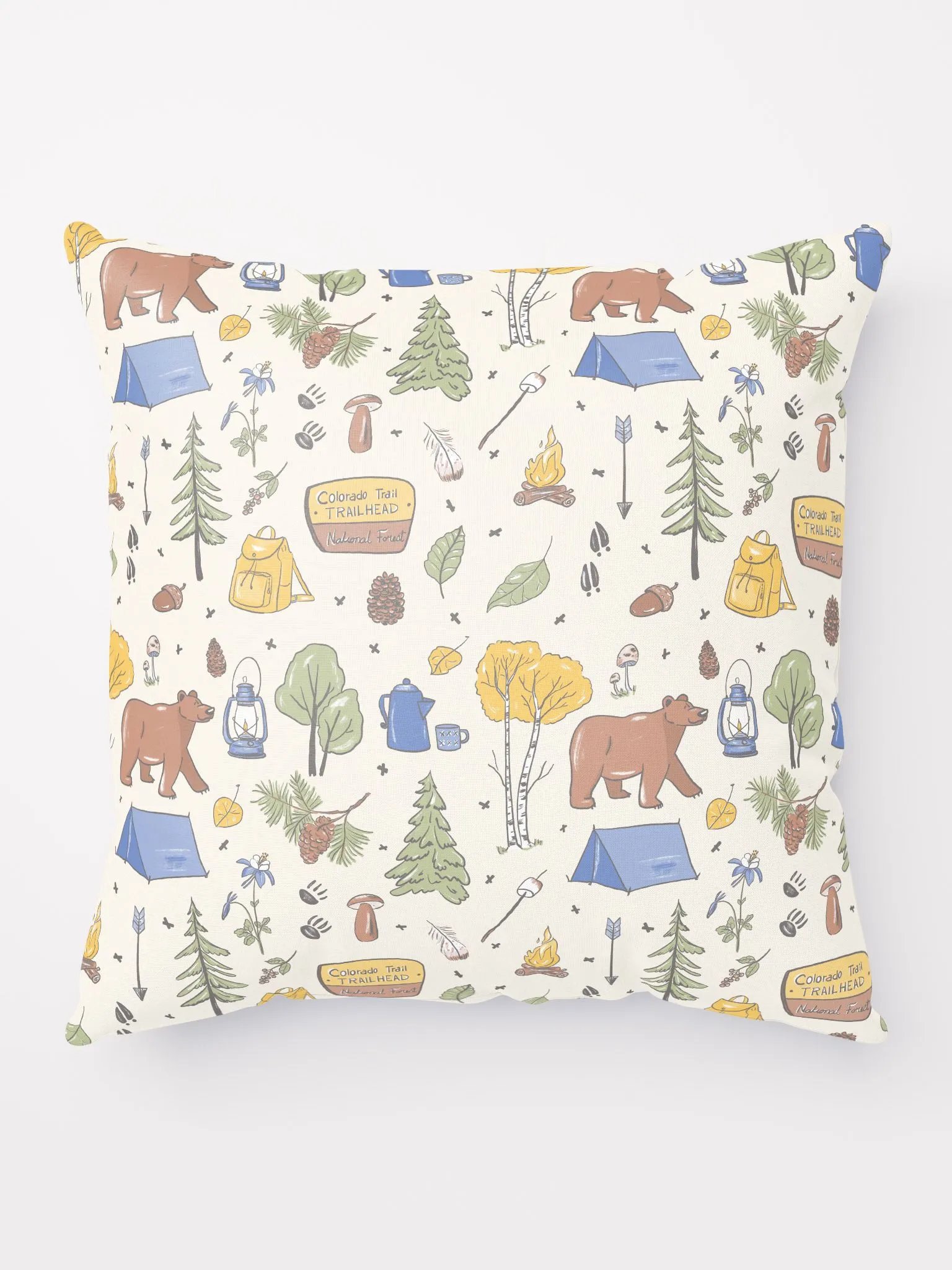 Camp Site Pillow product image (1)