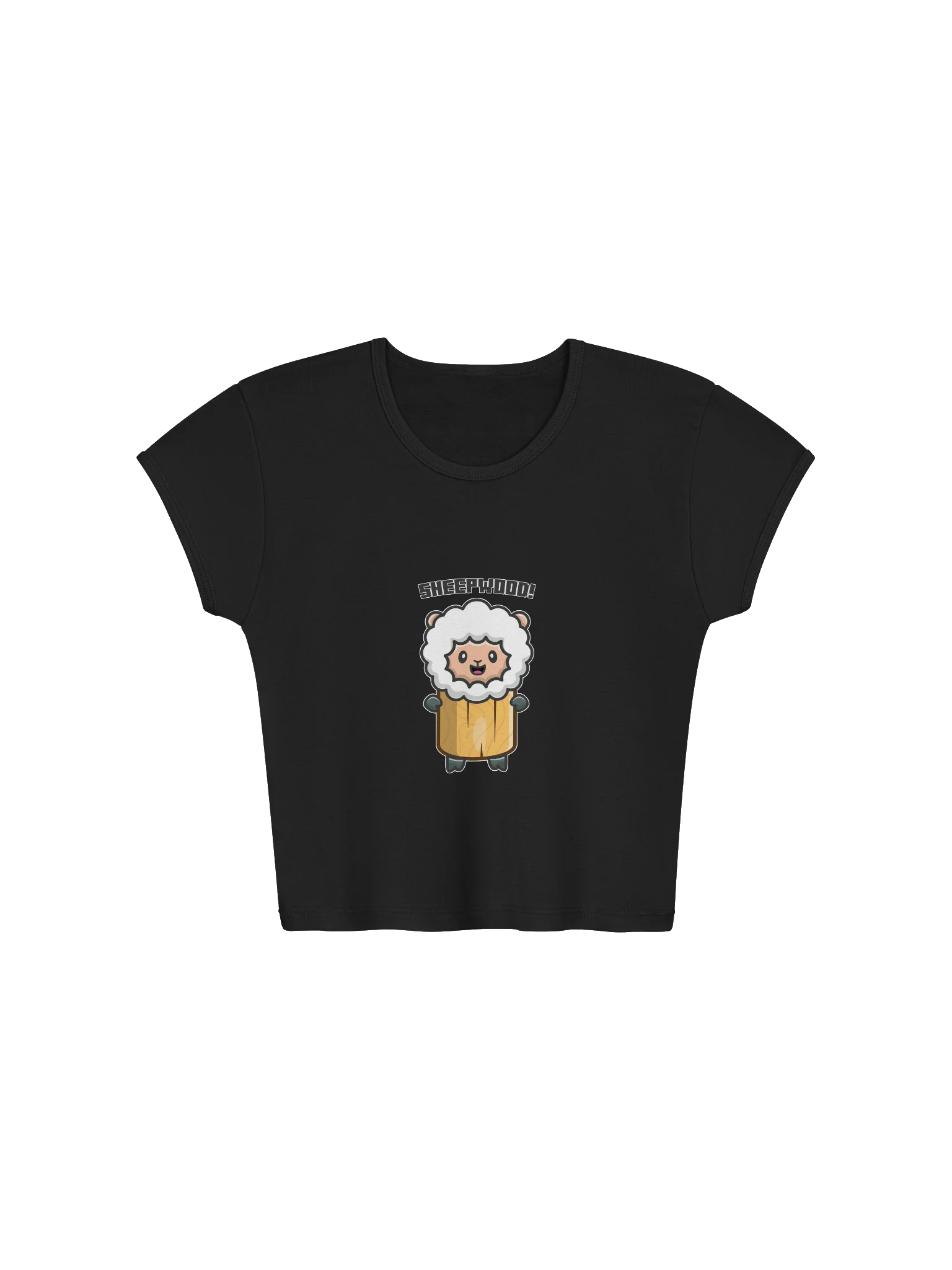 SHEEPWOOD! Mascot Ribbed Crop Tee product image (1)