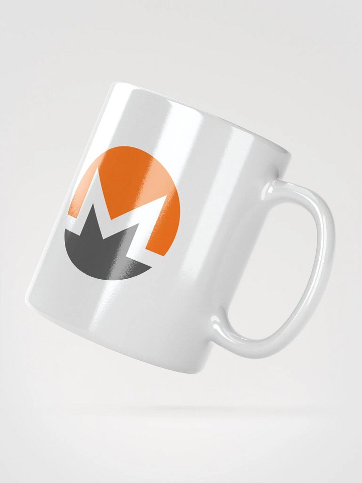 Monero White Glossy Mug product image (2)