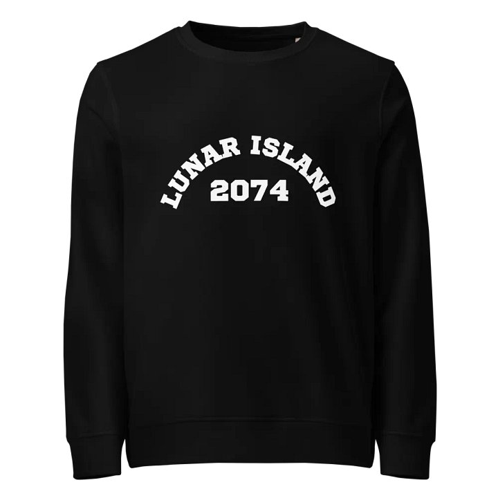 Lunar Island Unisex Organic Sweatshirt product image (1)