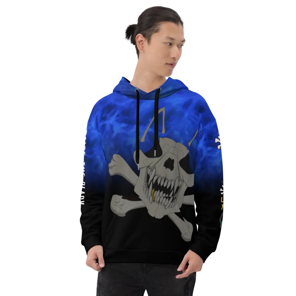 Mongrel Squad Straight Outta Klescher Blue/Black Hoodie product image (8)