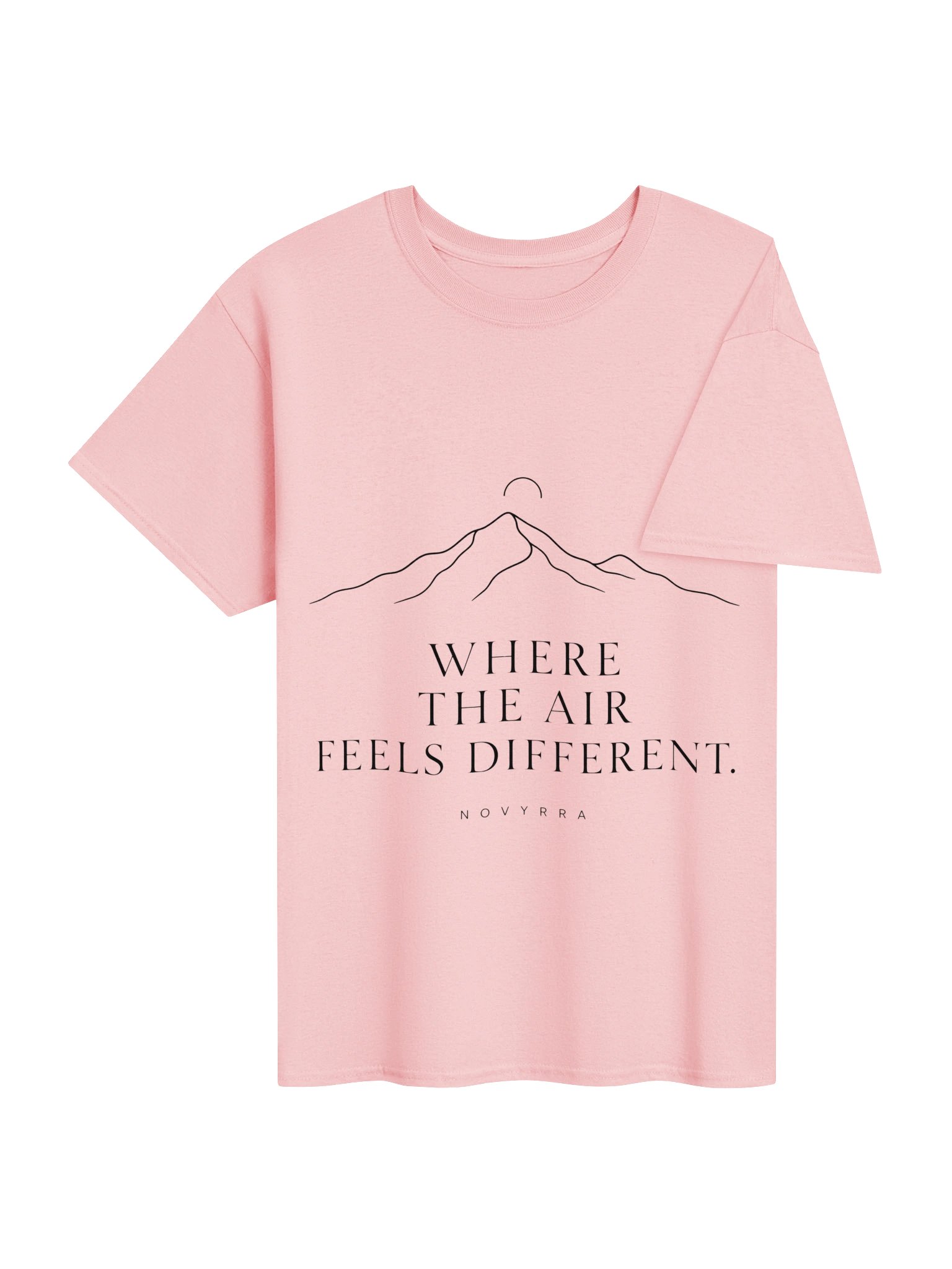 Where the Air Feels Different – Minimalist Mountain Graphic T-Shirt product image (54)