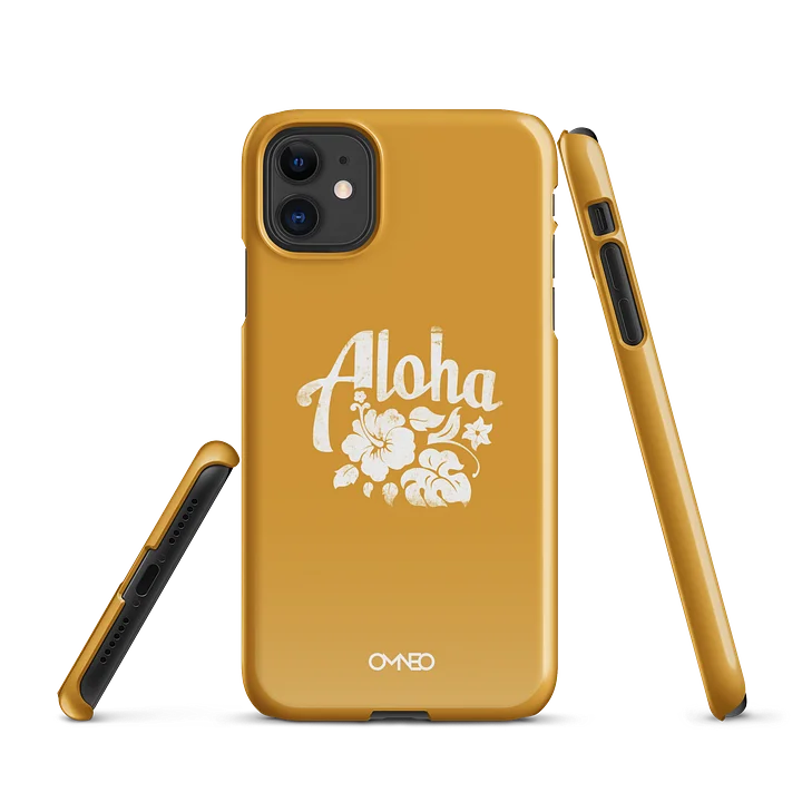 Yellow Aloha Snap Case for iPhone® product image (1)