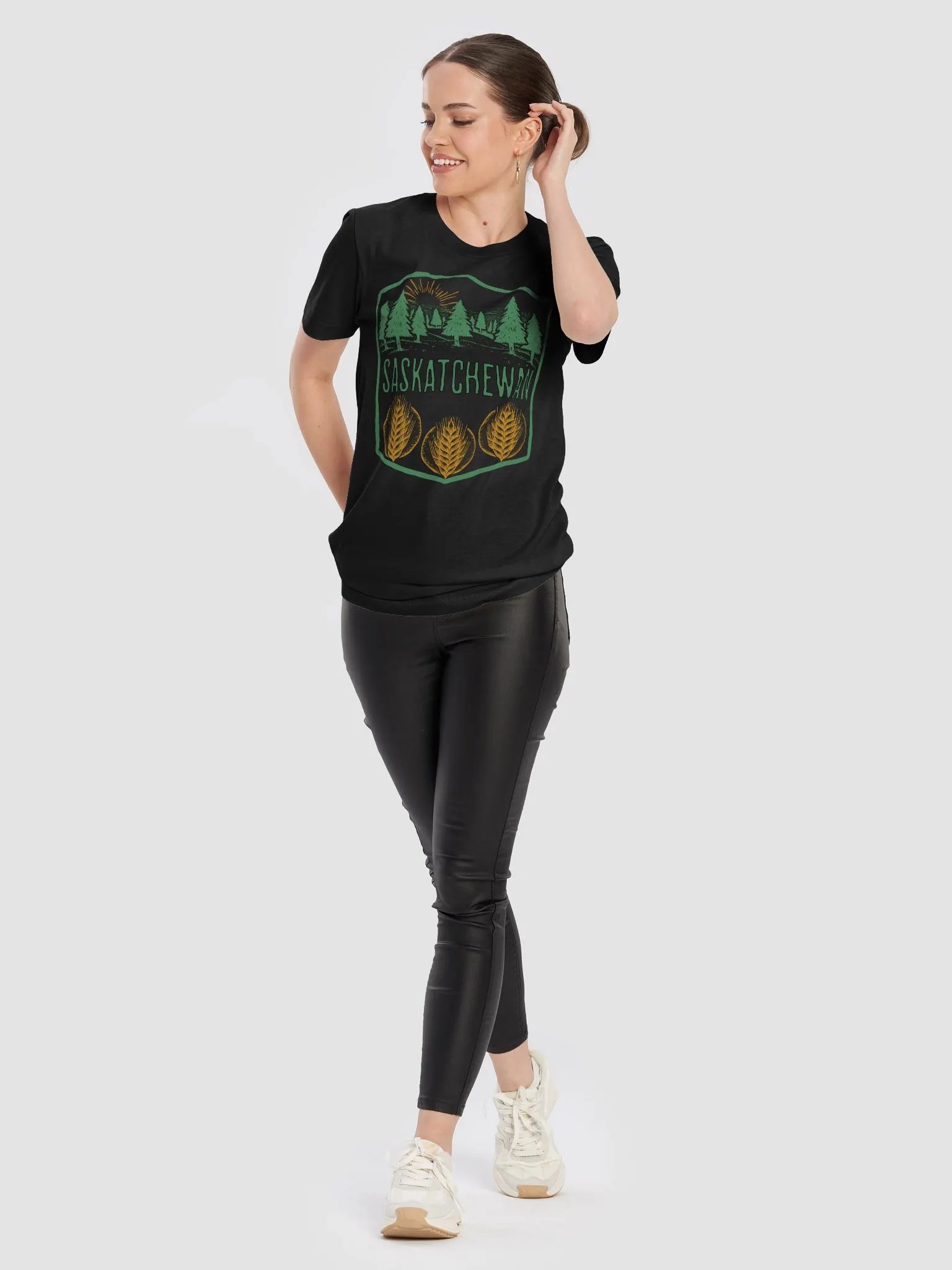 Saskatchewan Wheat Trees Sunset T-Shirt product image (6)