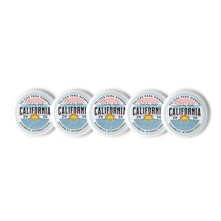 Saludos desde California – Set de 5 Pines para Delegados 2026 product image (2)