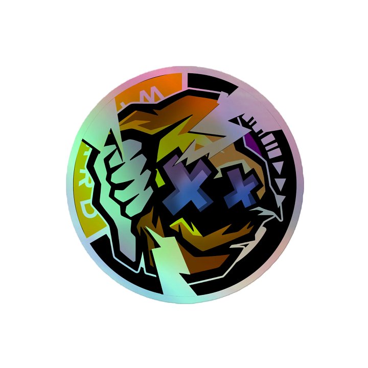 The Holographic Wizard Sticker - Yellow Edition product image (2)