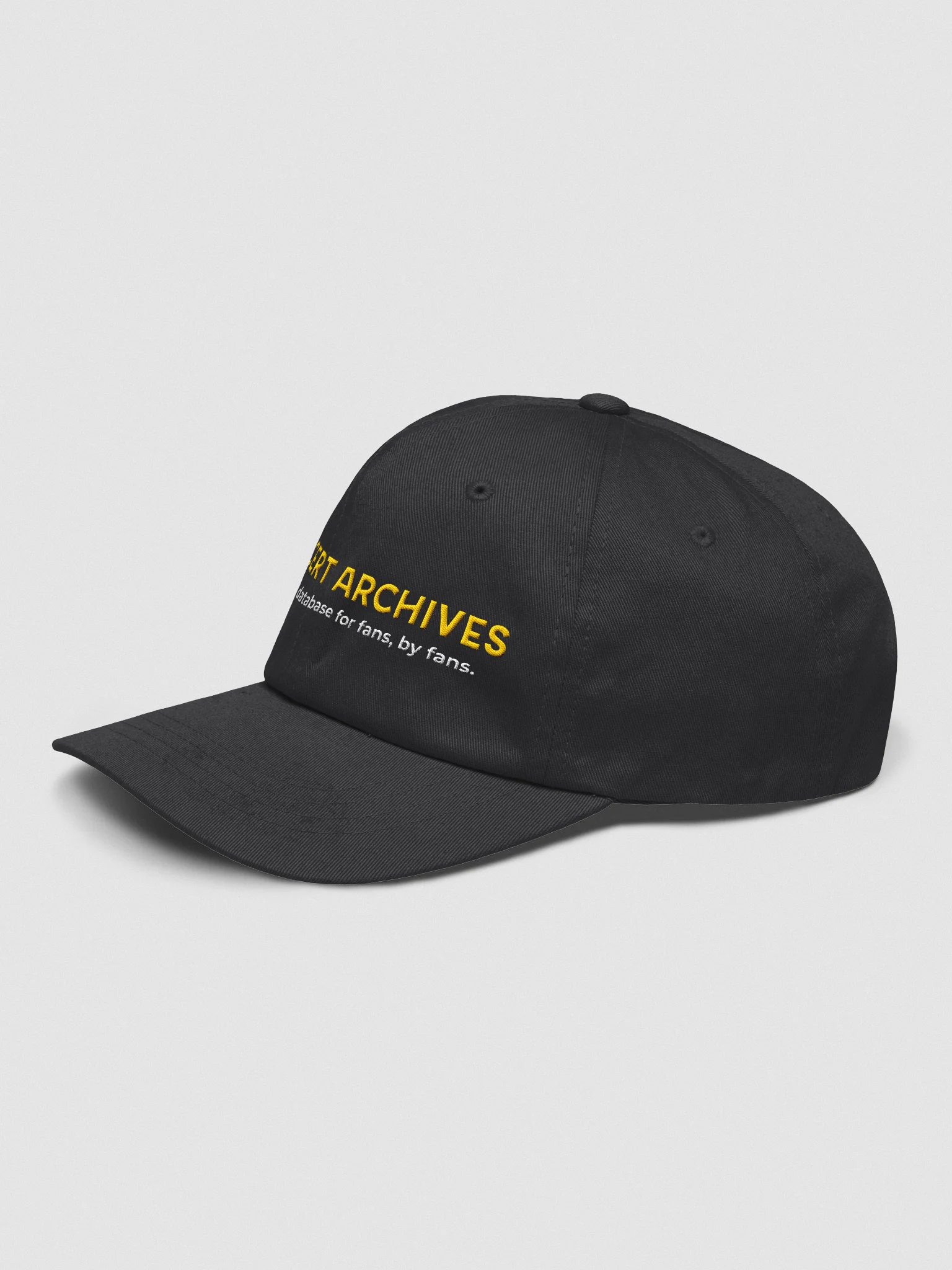 Concert Archives Dad Hat (Black) product image (3)