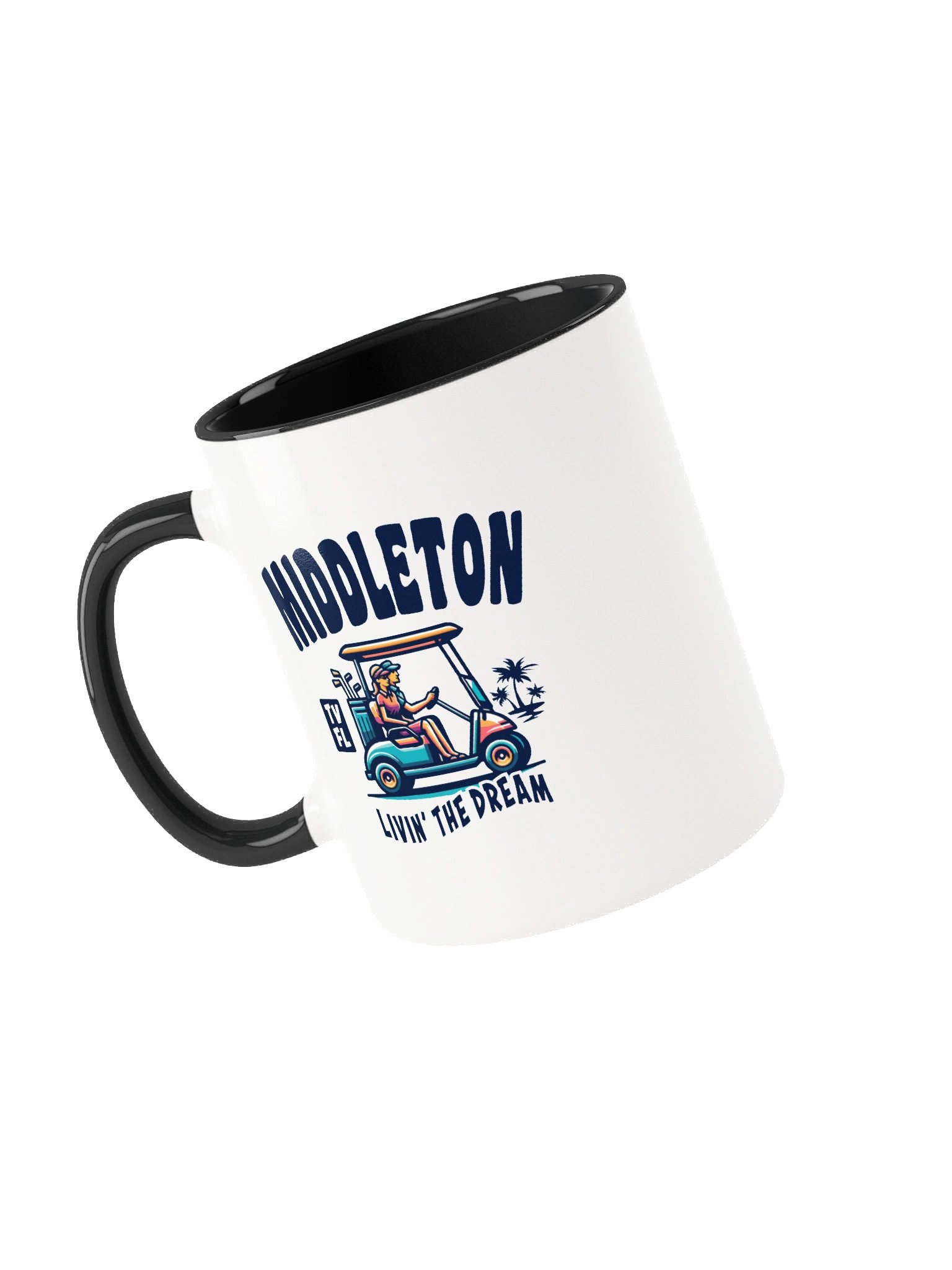 Middleton TV Florida USA Fun Golf Cart Design Coffee Mug product image (3)